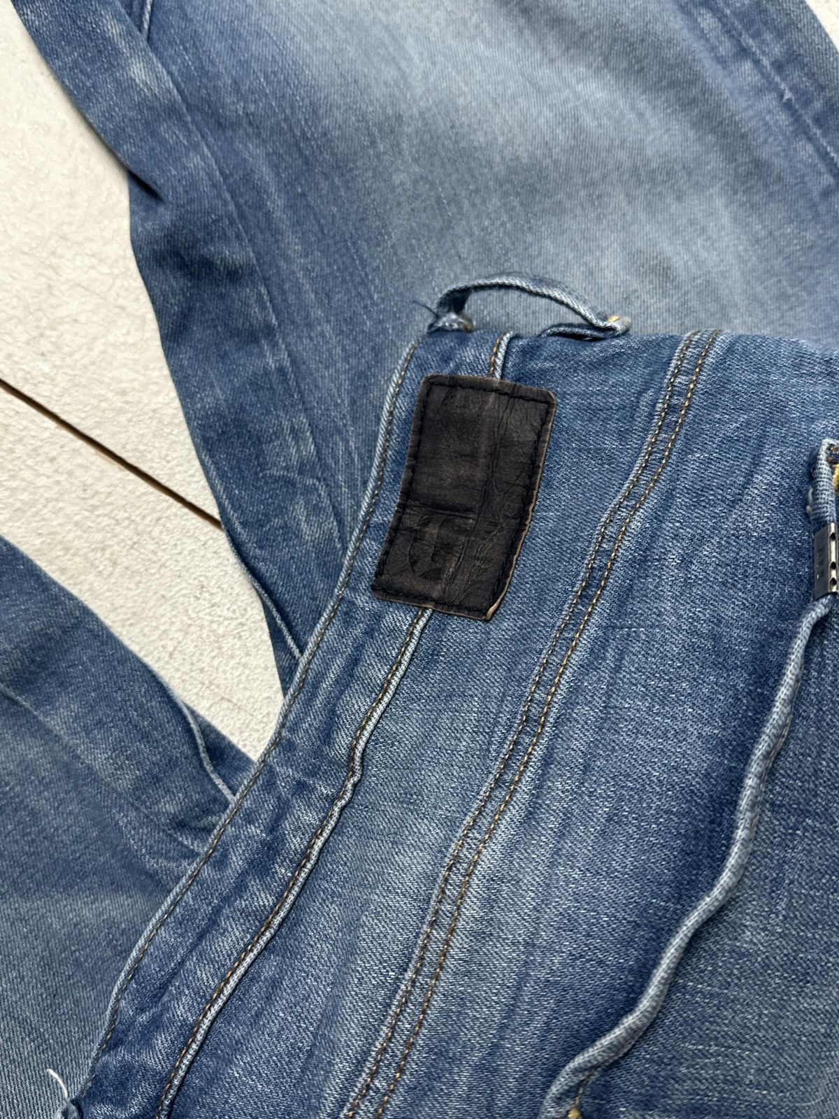 G-Star VNTG🚨G STAR RAW Jeans Washed Distressed Denim y2k Size 34" / US 12 / IT 48 - 9 Thumbnail