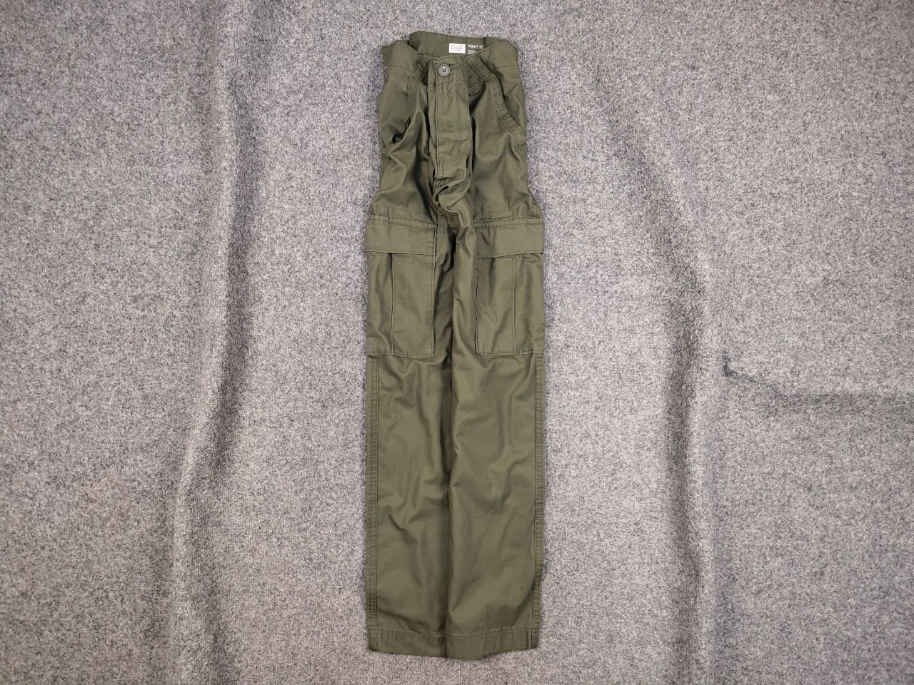 Japanese Brand Vintage Casual Japanese Style Green Cargo Straight Pants Size US 34 / EU 50 - 1 Thumbnail