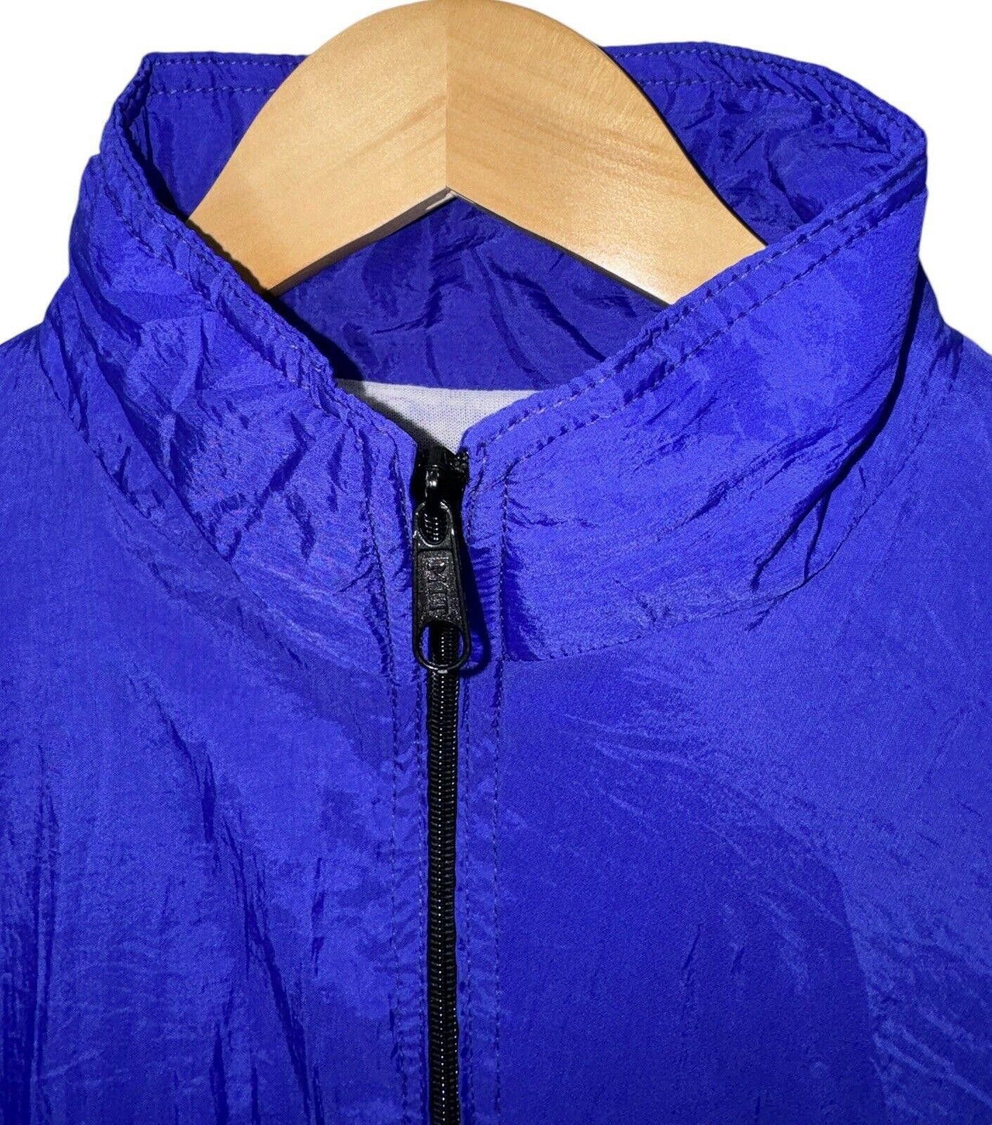 Nike Vintage Nike 90s Grape Aqua Purple Full Zip Windbreaker XL Size US XL / EU 56 / 4 - 5 Thumbnail