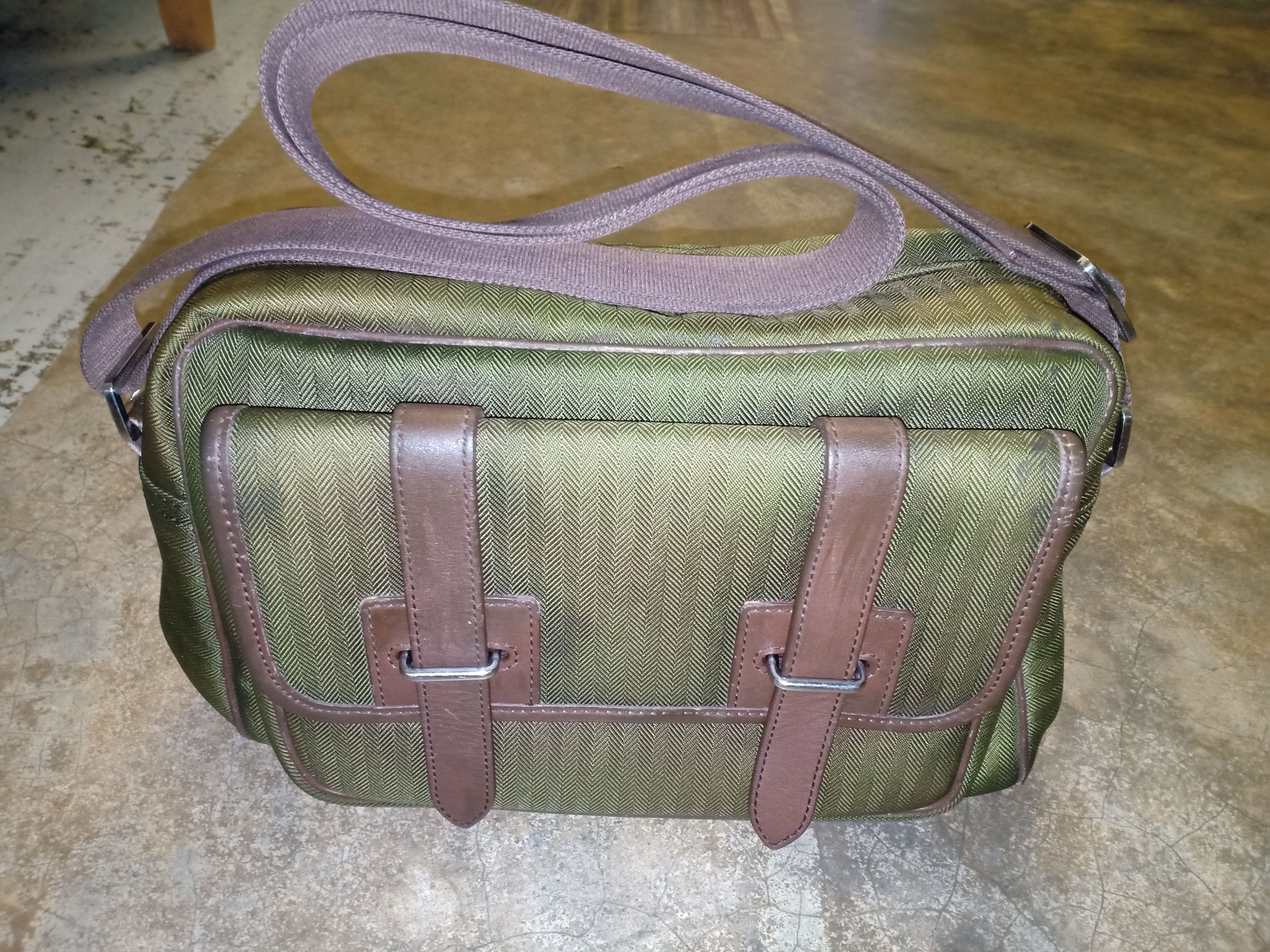 Hermes Original Hermes Steve Limited Edition Nylon Olive Green Size ONE SIZE - 21 Thumbnail