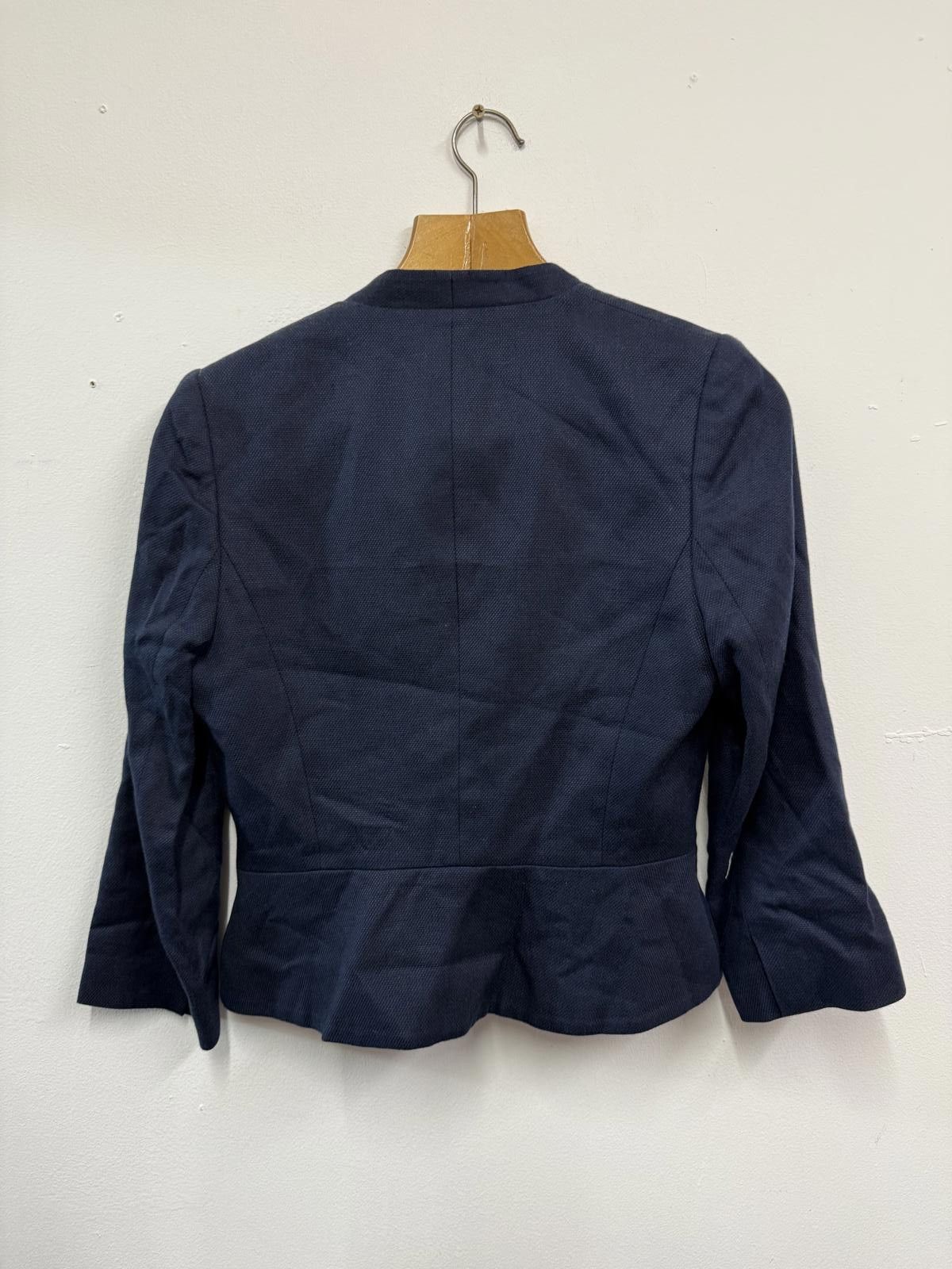 Other L.K. Bennett Navy Blue Blazer Jacket UK Size 8 Size S / US 4 / IT 40 - 4 Thumbnail
