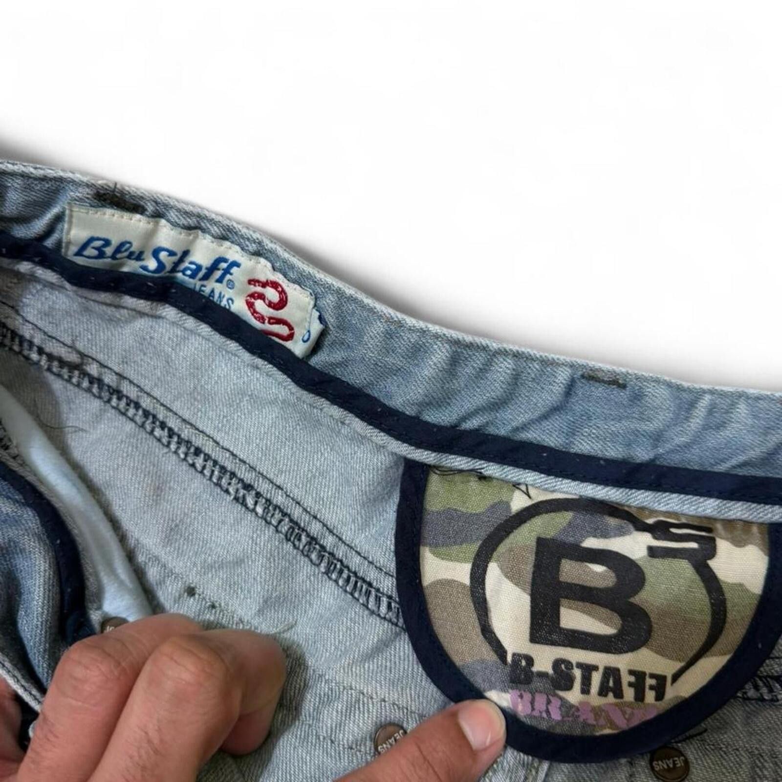 Other Y2K style Blustaff straight fit flap pockets denim jeans Size US 32 / EU 48 - 7 Thumbnail