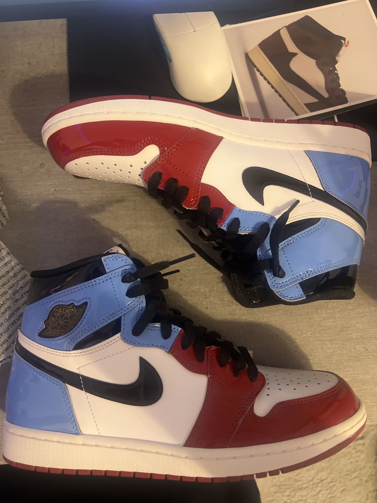 Nike Jordan 1 Unc fearless Size US 8.5 / EU 41-42 - 1 Thumbnail