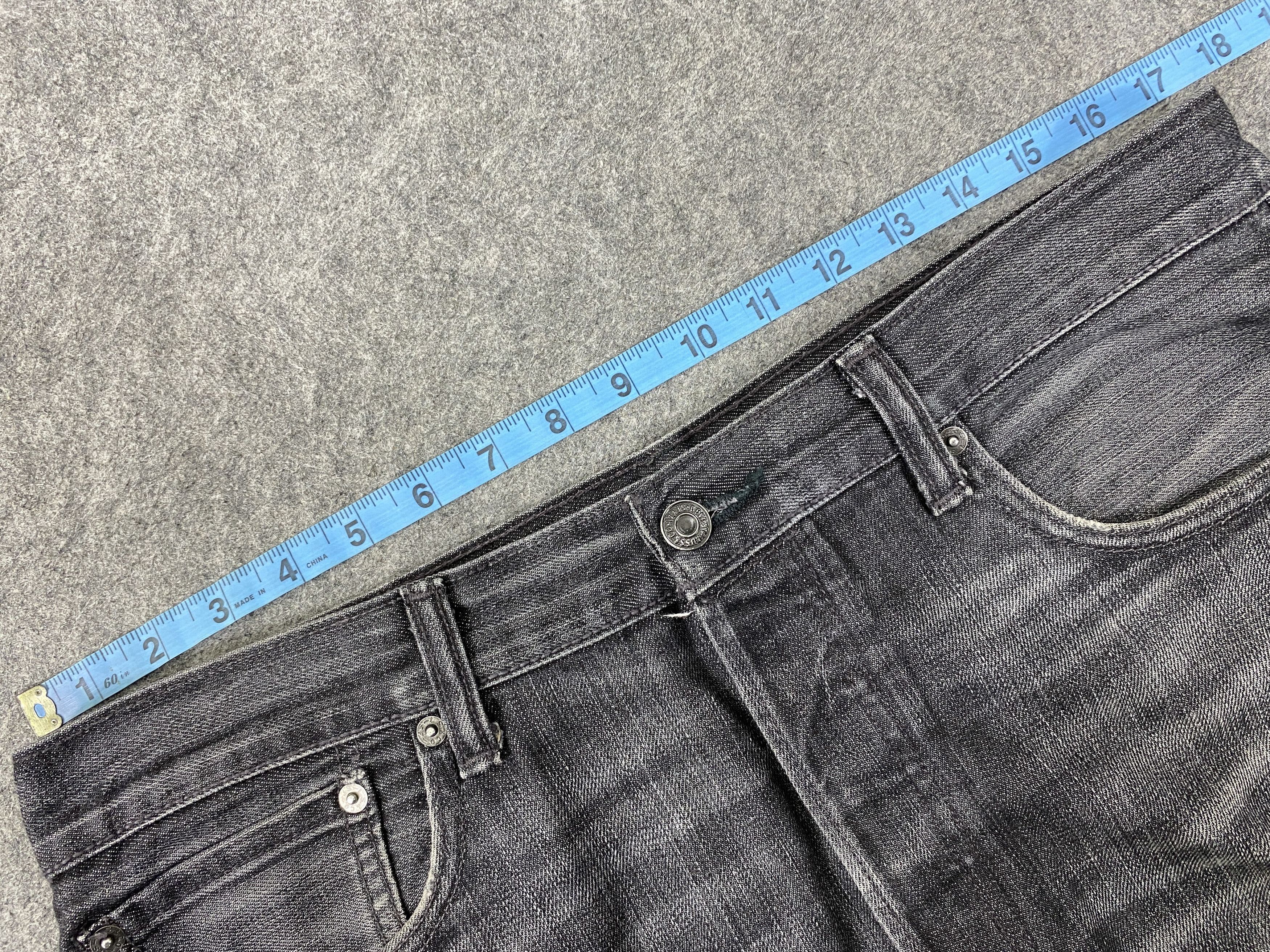 Levi's Distressed Black Vintage Levi's 501 35x34 Denim -JN2439 Size US 35 - 5 Thumbnail