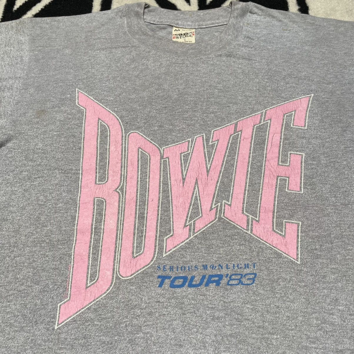 Band Tees Vintage David Bowie Serious Moonlight Tour 1983 T-Shirt Size US M / EU 48-50 / 2 - 4 Thumbnail