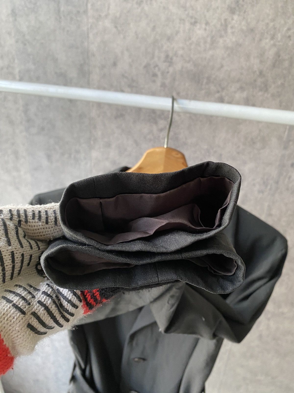 Yohji Yamamoto Vintage Y’s Yohji Yamamoto Belted Design Coat Dark Green Size US M / EU 48-50 / 2 - 6 Thumbnail