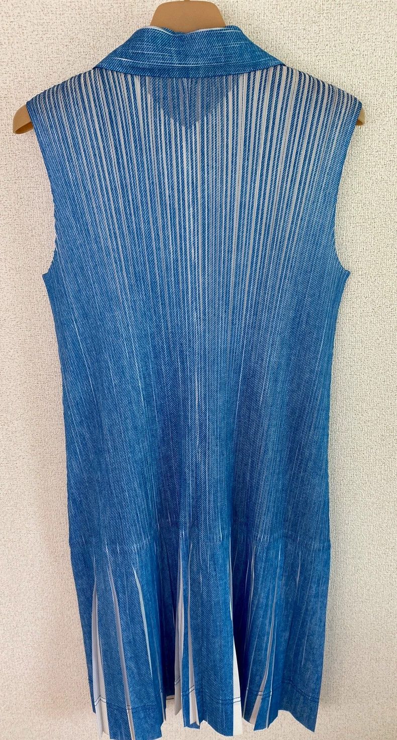 Issey Miyake Issey Miyake size:3 Blue denim style dress Size M / US 6-8 / IT 42-44 - 2 Thumbnail