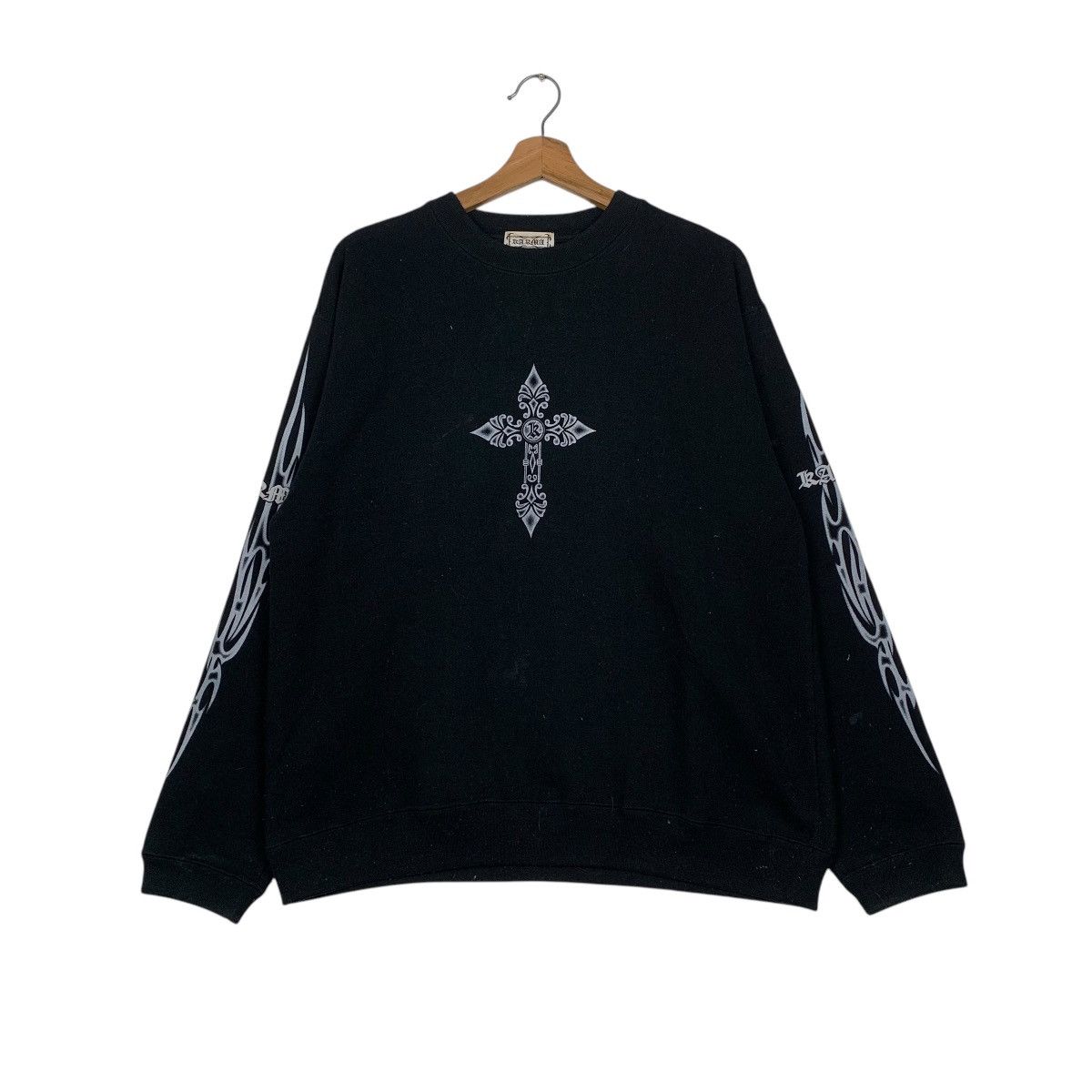 Japanese Brand Karma Cross Crewneck Sweatshirt Size US M / EU 48-50 / 2 - 1 Thumbnail