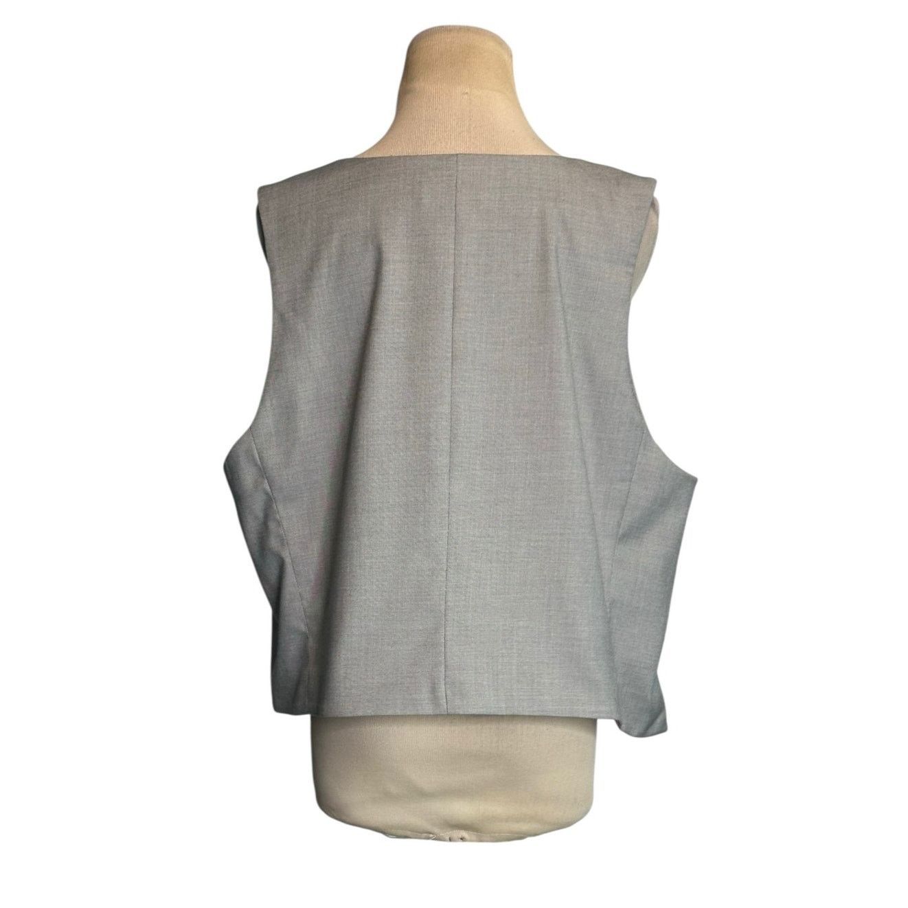 Express Express silver buttoned vest size XL Size XL / US 12-14 / IT 48-50 - 11 Thumbnail