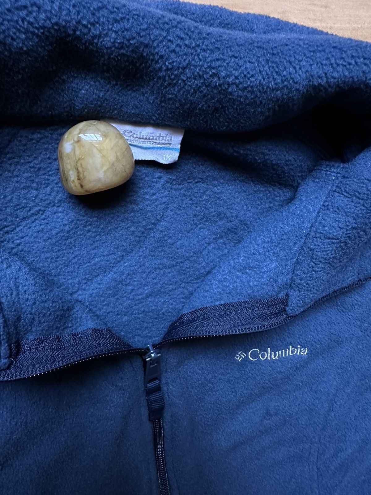 Columbia Columbia Navy Full-Zip Fleece Jacket Size XL / US 12-14 / IT 48-50 - 3 Thumbnail