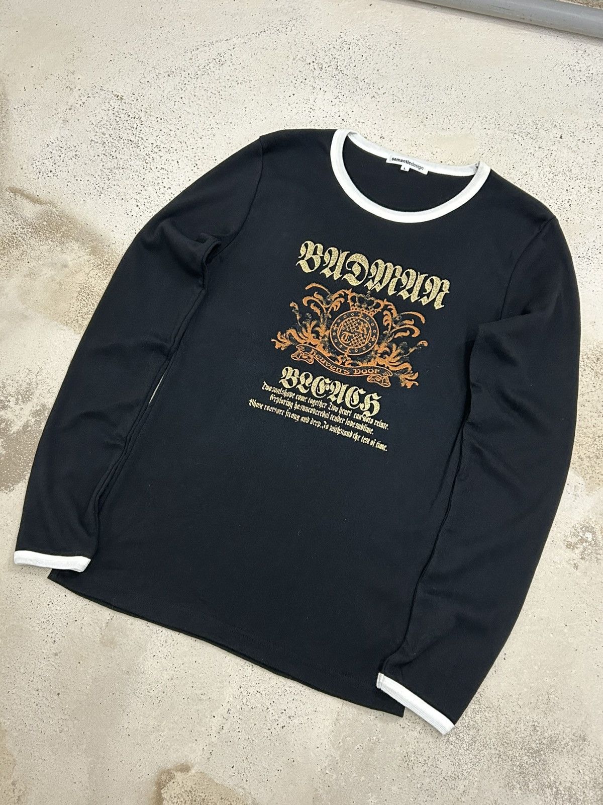Designer × Japanese Brand Semantic Design Japan Brand Art Heaven Door Religion Ringer Size US S / EU 44-46 / 1 - 2 Thumbnail