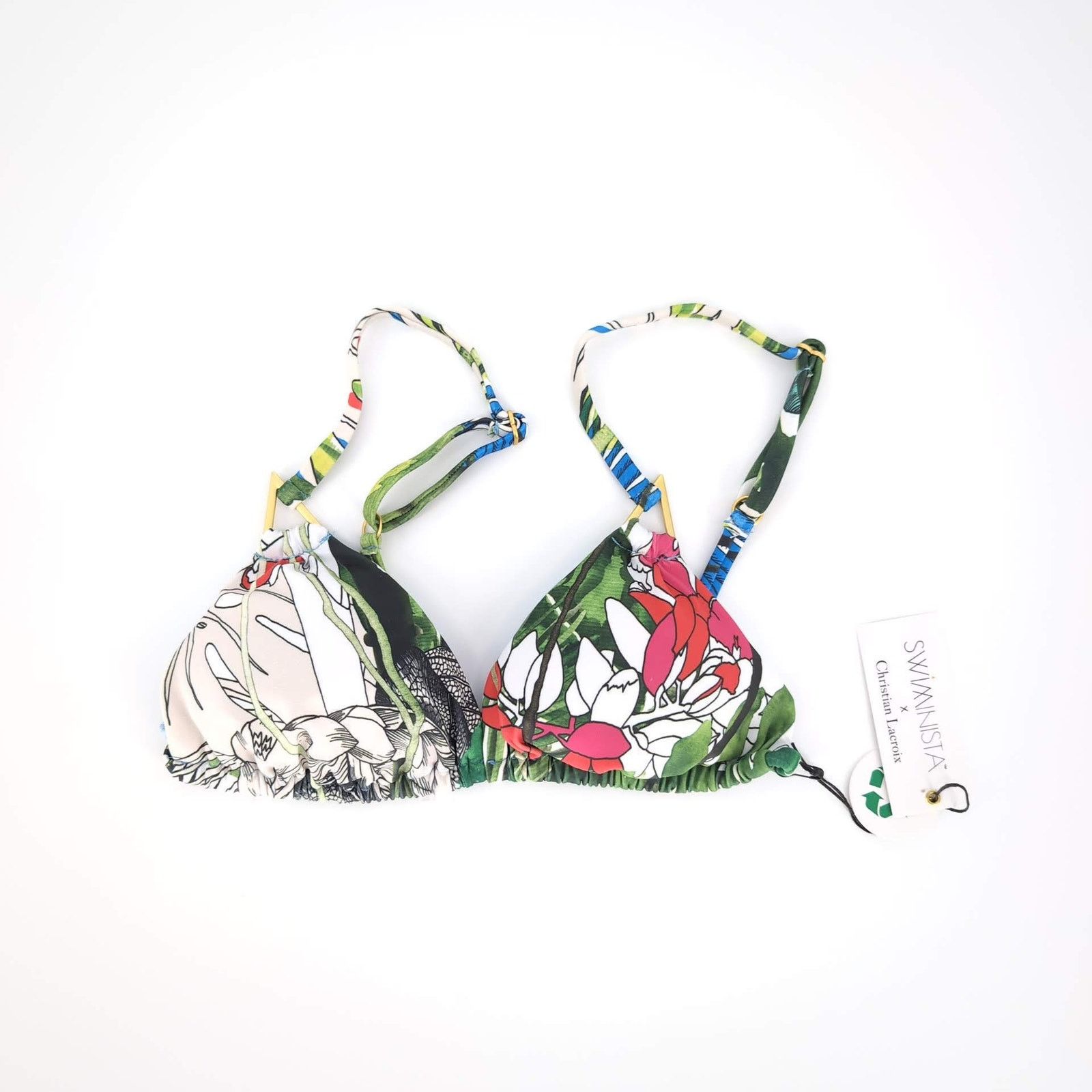 Christian Lacroix NWT​ Christian Lacroix x Swiminista 2 Piece Bikini Set Sz XS Size ONE SIZE - 5 Thumbnail