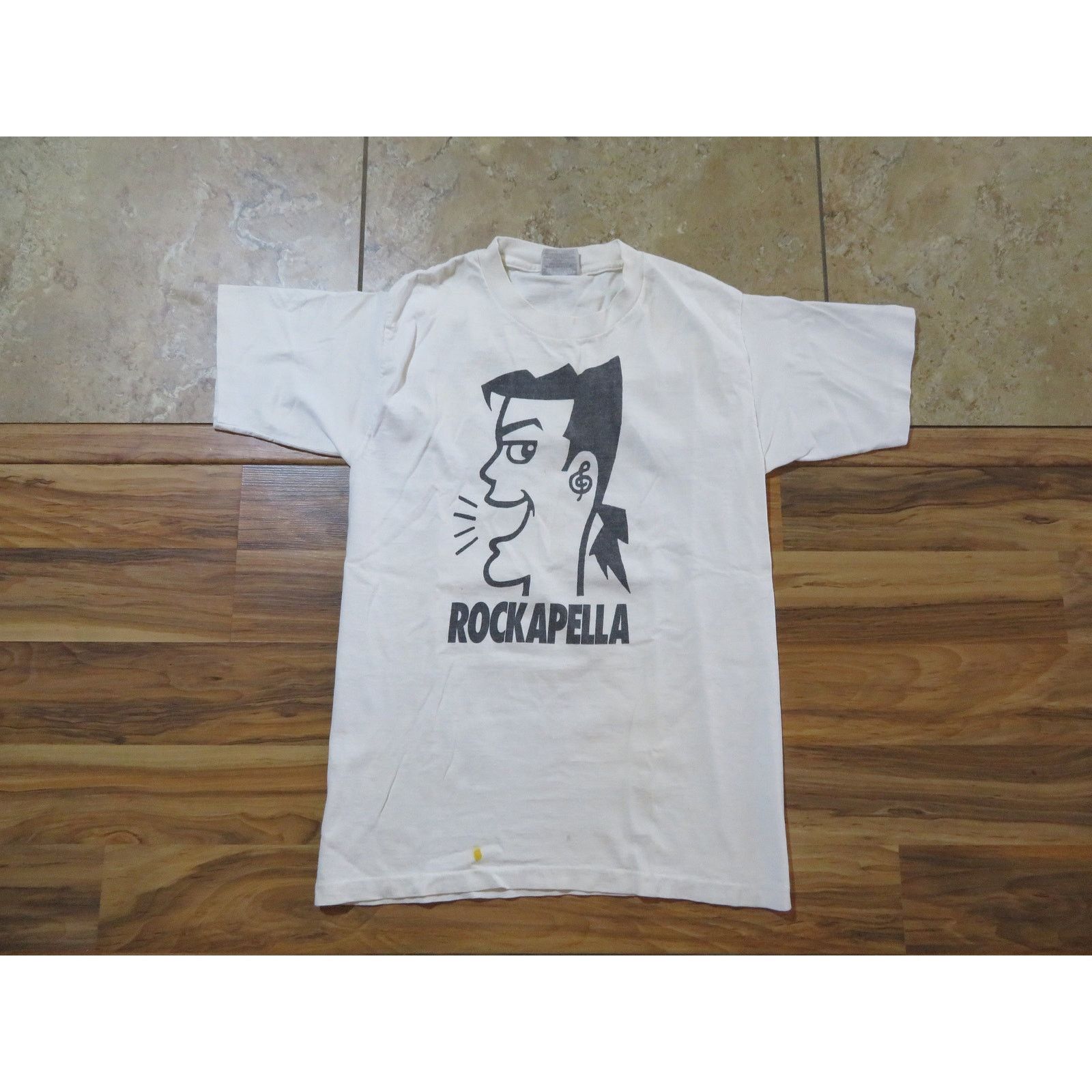 Other Rockapella White Black T-shirt Sz M 1990s Size US M / EU 48-50 / 2 - 1 Thumbnail