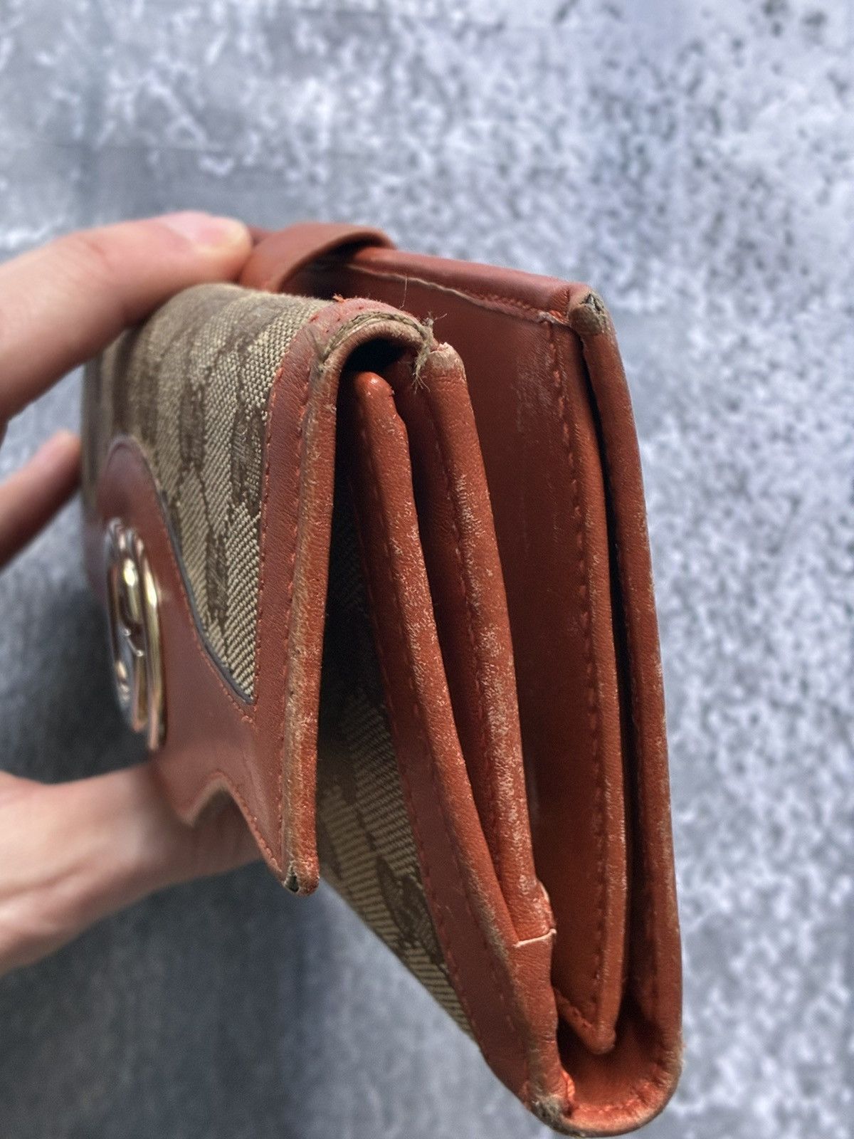 Gucci Vintage Gucci Interlocking G Wallet Size ONE SIZE - 10 Thumbnail