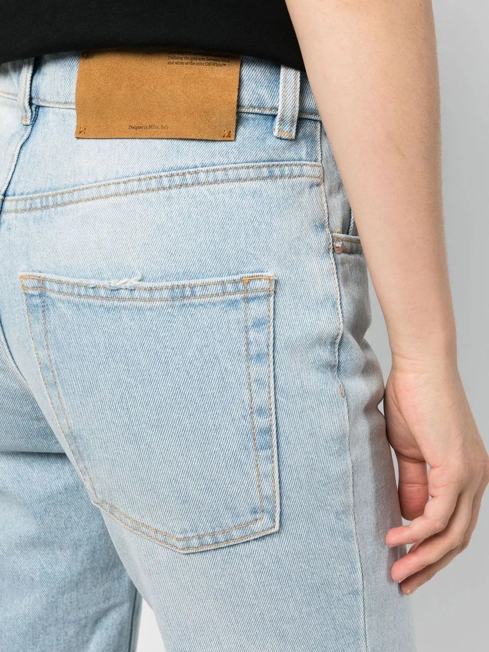 Off-White o1y1225 Denim Pant in Blue Size 26" / US 2 / IT 38 - 4 Thumbnail