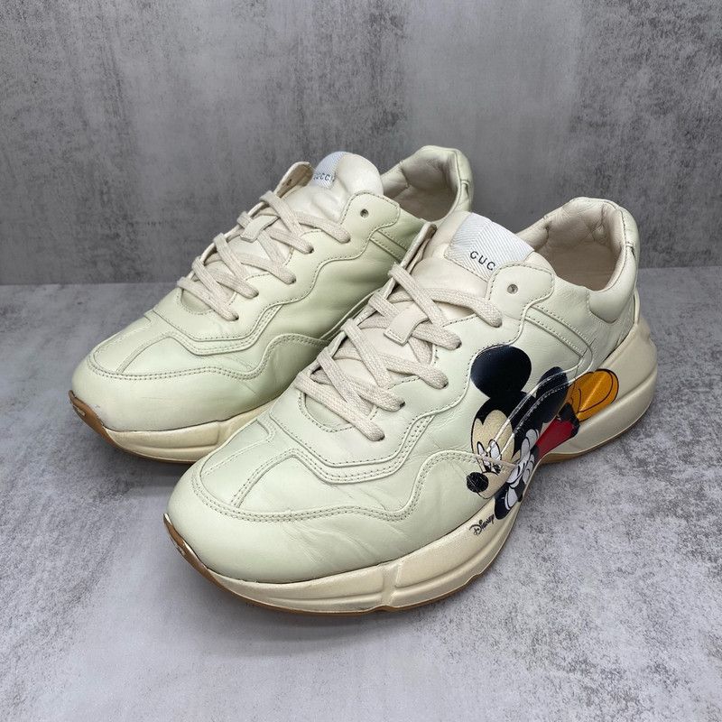 Gucci Gucci Disney Rhyton Vintage Low-Top Sneakers 0079 Size US 8 / EU 41 - 1 Thumbnail