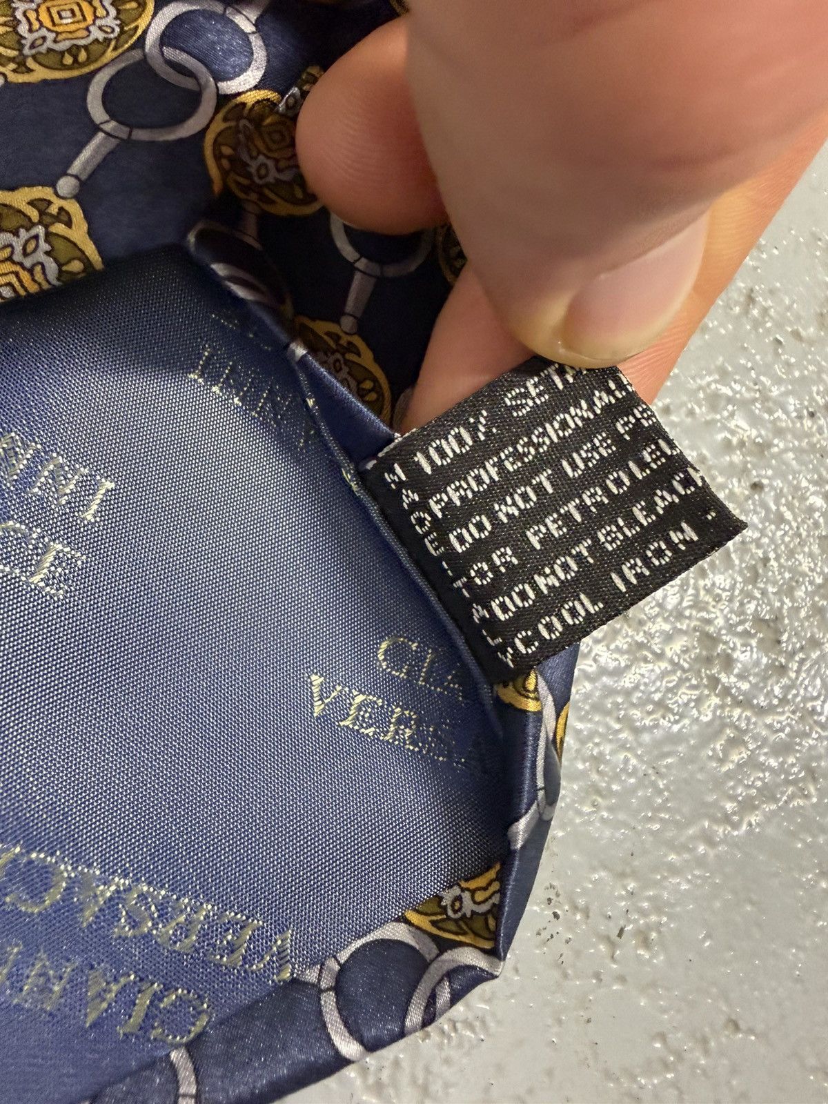 Versace Vintage Gianni Versace Silk Tie Size ONE SIZE - 4 Thumbnail