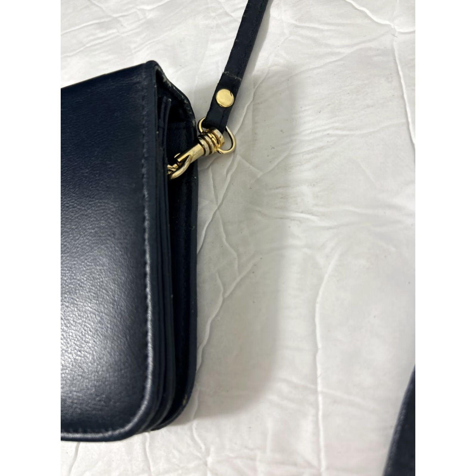Vintage VINTAGE Buxton Crossbody Small Blue Leather Purse 7.5x4x2 Women Bag Buxton Crossbody Blue 7.5x4x2 Size ONE SIZE - 5 Thumbnail
