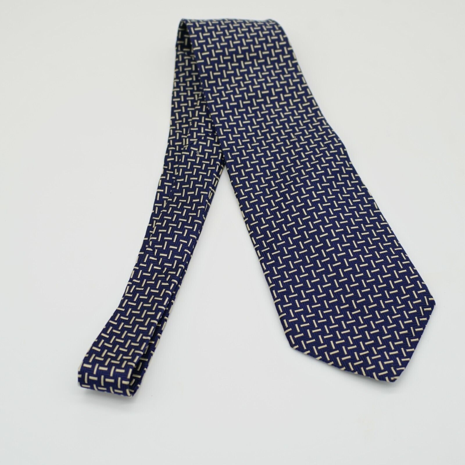 Jos. A. Bank Jos A Bank Premier Collection Blue Tan Basketweave Short Sil Size ONE SIZE - 5 Thumbnail