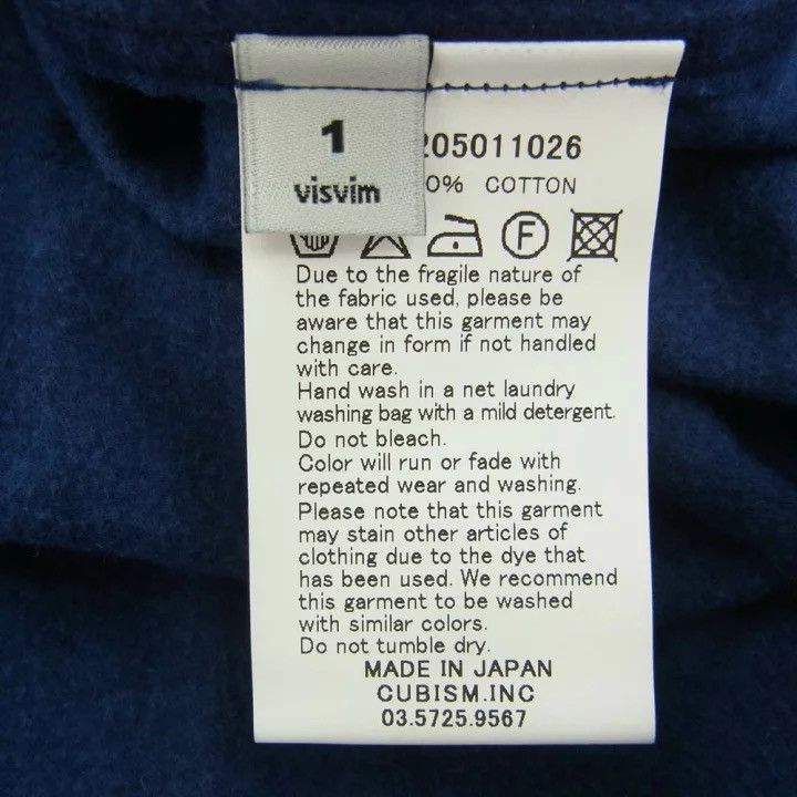 Visvim VISVIM 16AW 1910 SHIRT GIZA FLANNEL Size US S / EU 44-46 / 1 - 5 Thumbnail