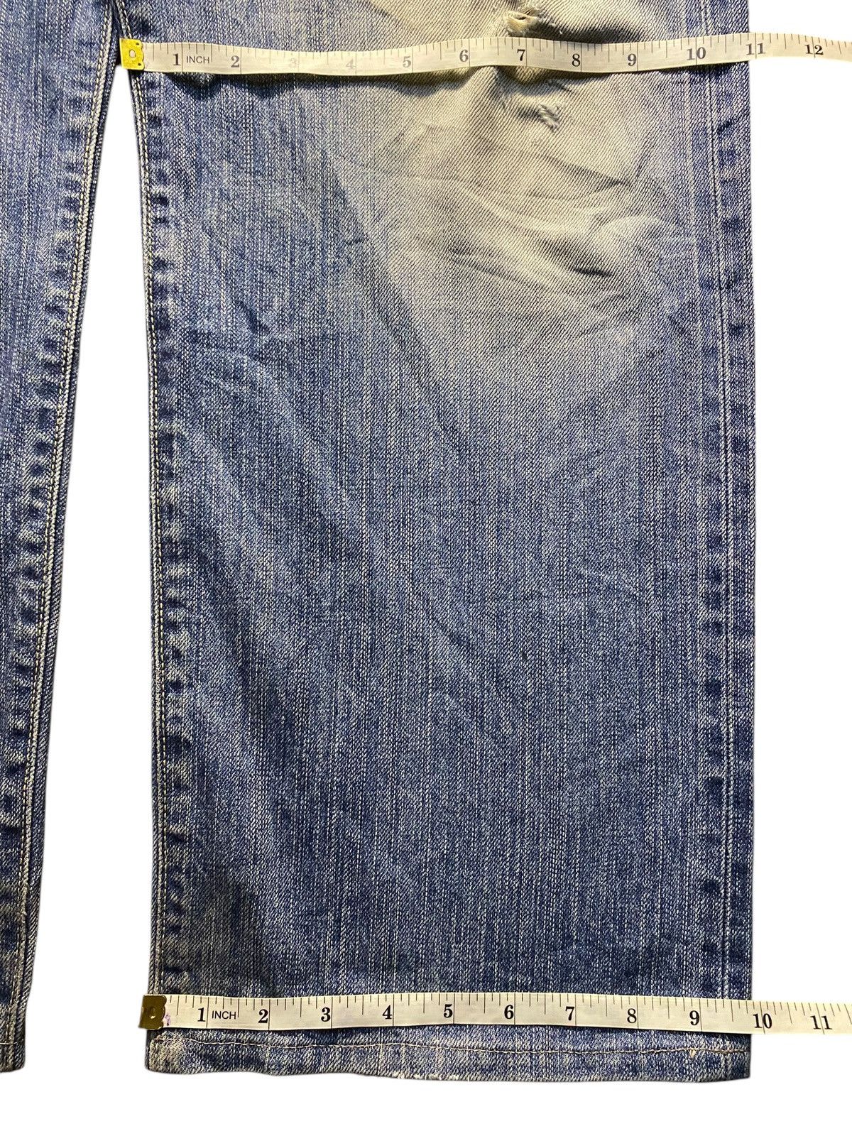 Edwin Vintage Edwin 505 Selvedge Mud Wash Distressed Baggy Jeans Size US 39 - 18 Thumbnail