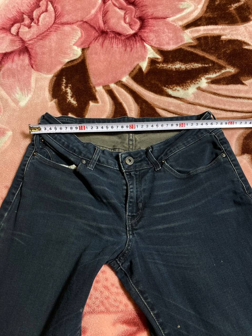 Levi's Vintage LEVI'S DEEP DENIM JEANS STRAIGHT SLIM STRETCH Size US 31 - 13 Thumbnail