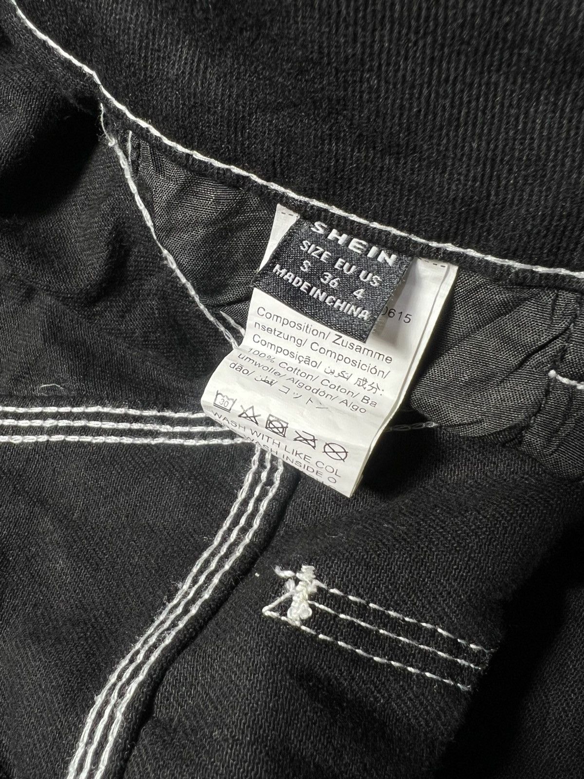 Shein Wake Jeans Y2k Baggy Shein Cargo Pants Size US 30 / EU 46 - 4 Thumbnail