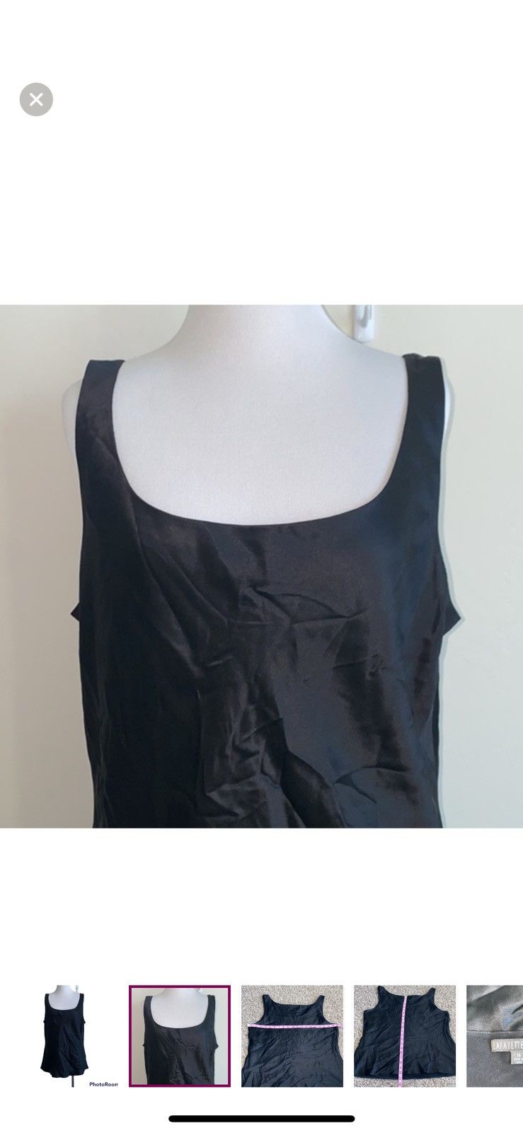 Lafayette 148 Lafayette 148 New York sleeveless layering top size 14 Size XL / US 12-14 / IT 48-50 - 4 Thumbnail