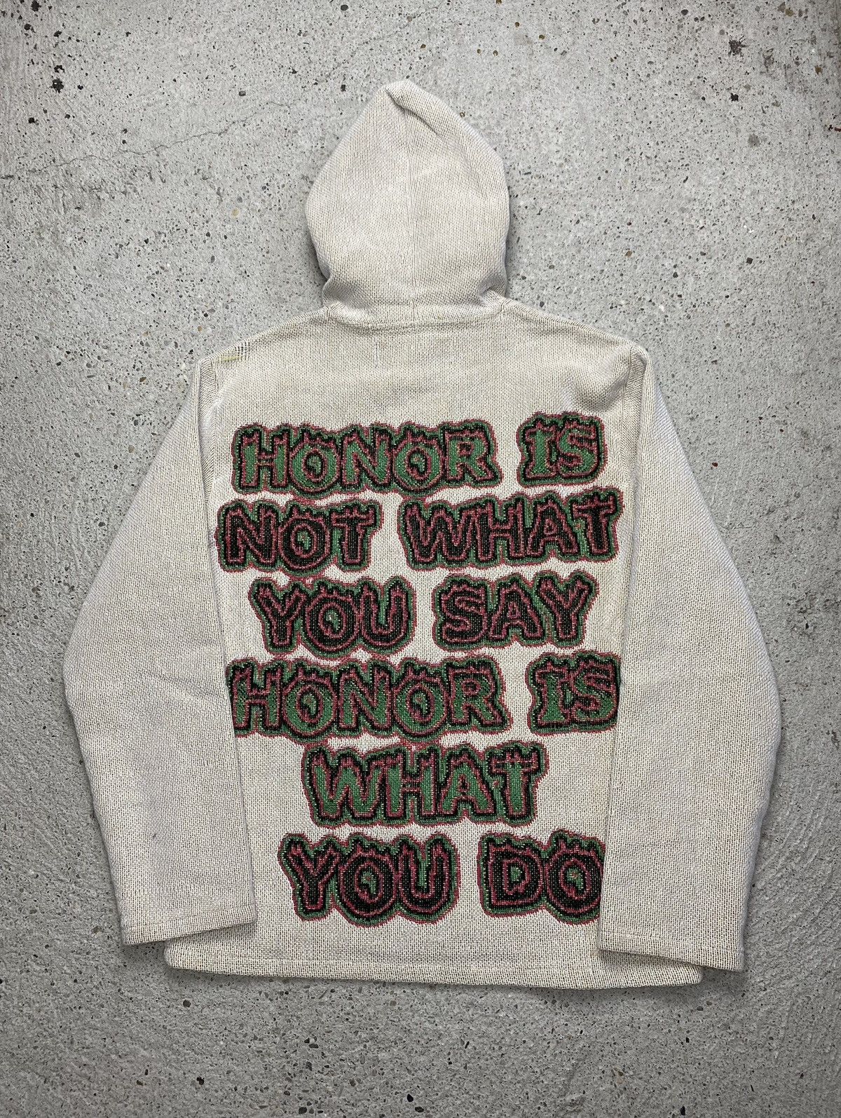 Valabasas Valabasas hoodie "Soldier" Jacquard Woven Knit Sand/Cream Size US L / EU 52-54 / 3 - 2 Thumbnail