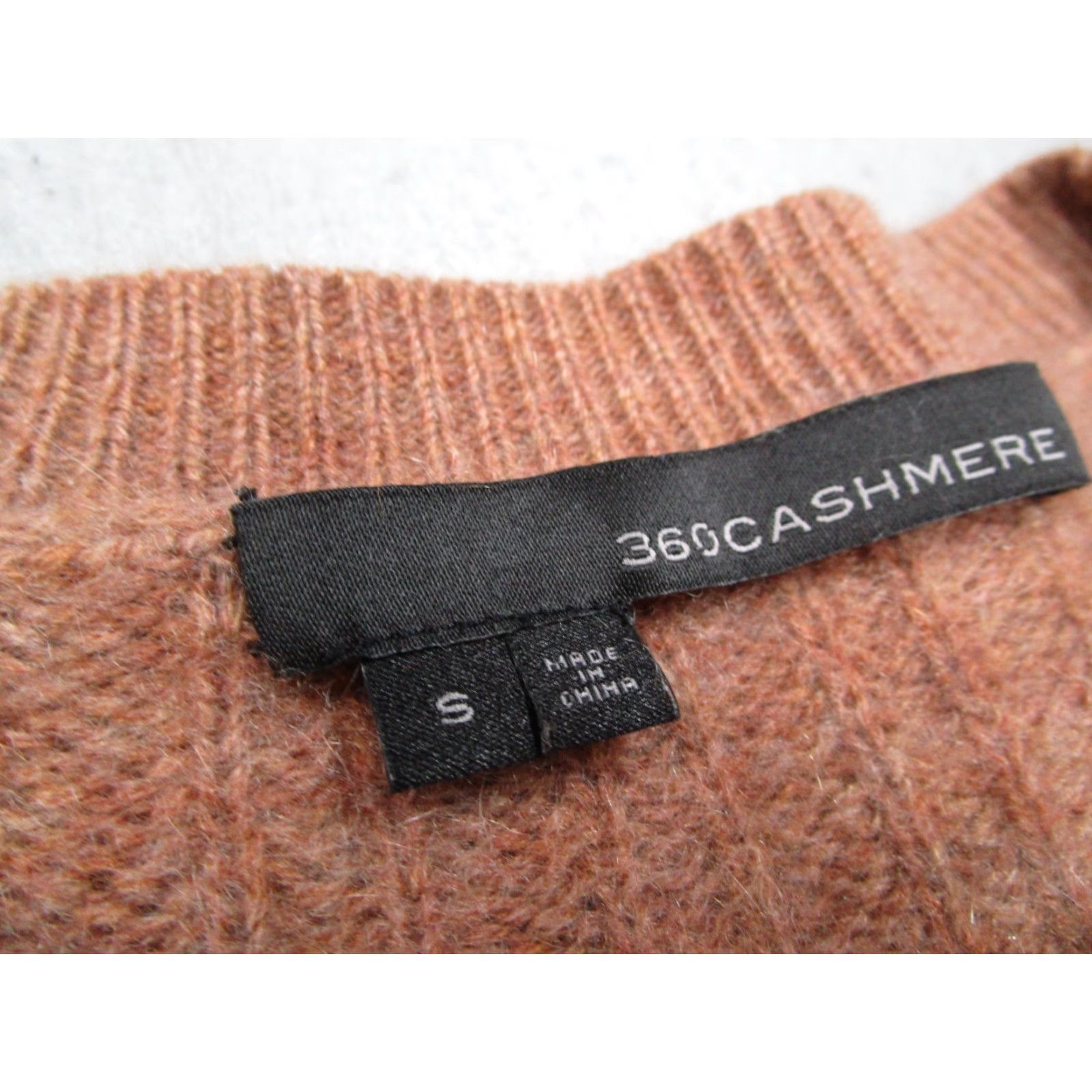 Vintage VINTAGE None 360 Cashmere Sweater Women Small Crew Neck Knit Pullover All Seasons Solid Brown Size S / US 4 / IT 40 - 2 Thumbnail