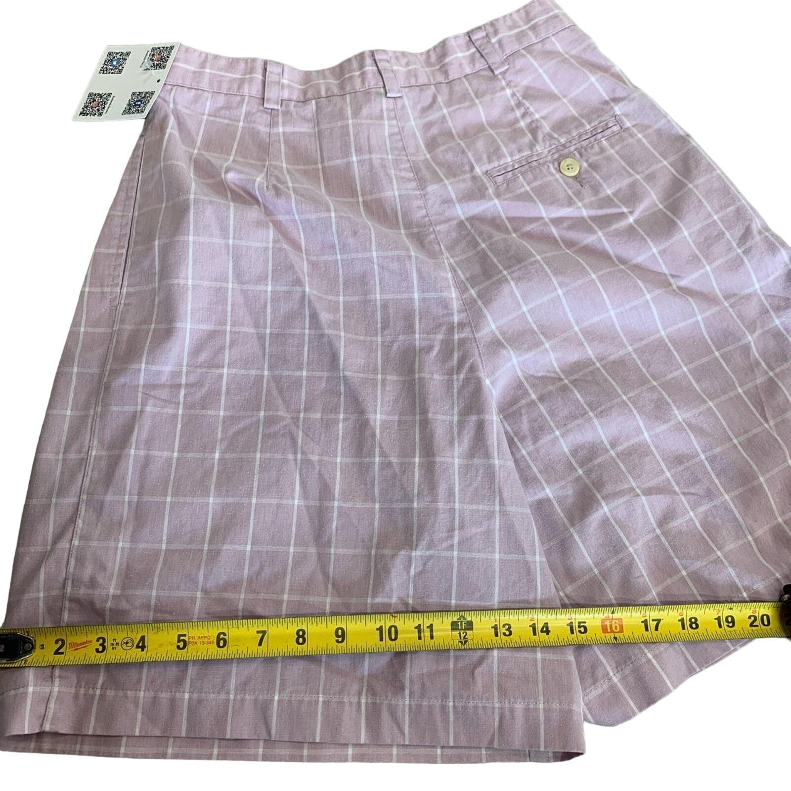 Vintage 90s Pink Plaid women's shorts Liz sport petite Size 28" / US 6 / IT 42 - 2 Thumbnail