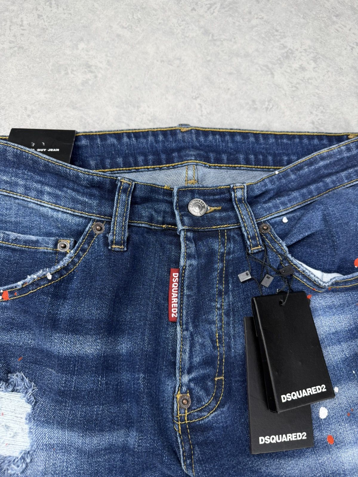 Dsquared2 Dsquared2 Cool Guy Denim Distressed Paint Jeans Size 46 Size US 30 / EU 46 - 4 Thumbnail