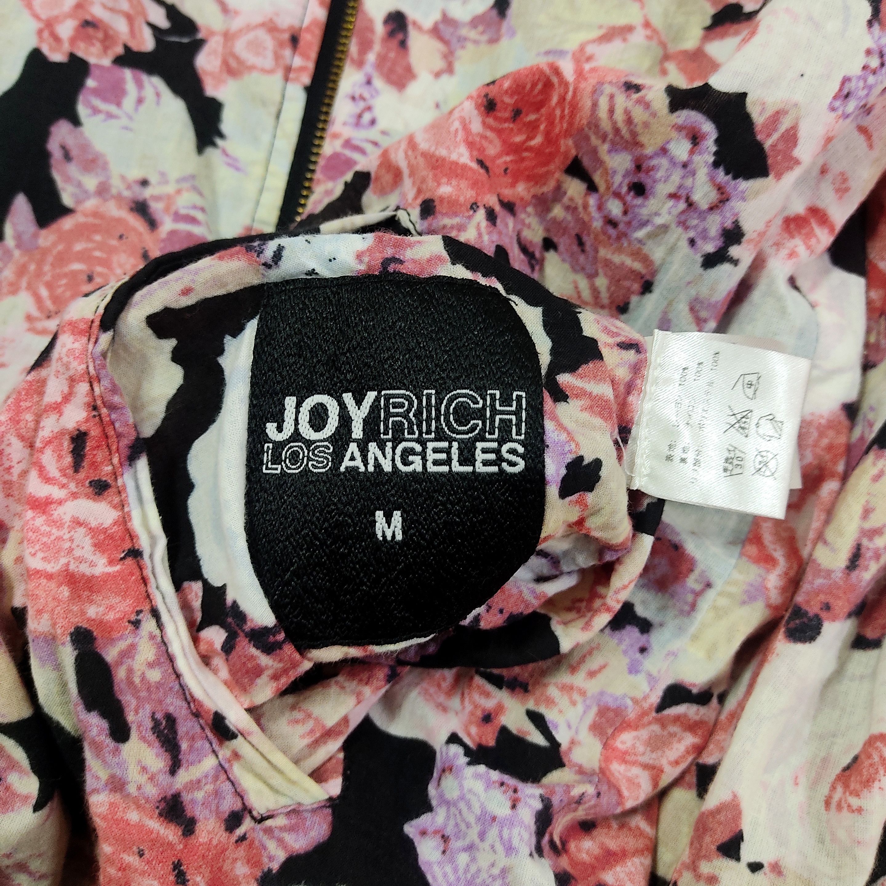 Joyrich JOYRICH Floral Black Reversible Blouson Zipper Jacket Size US M / EU 48-50 / 2 - 9 Thumbnail