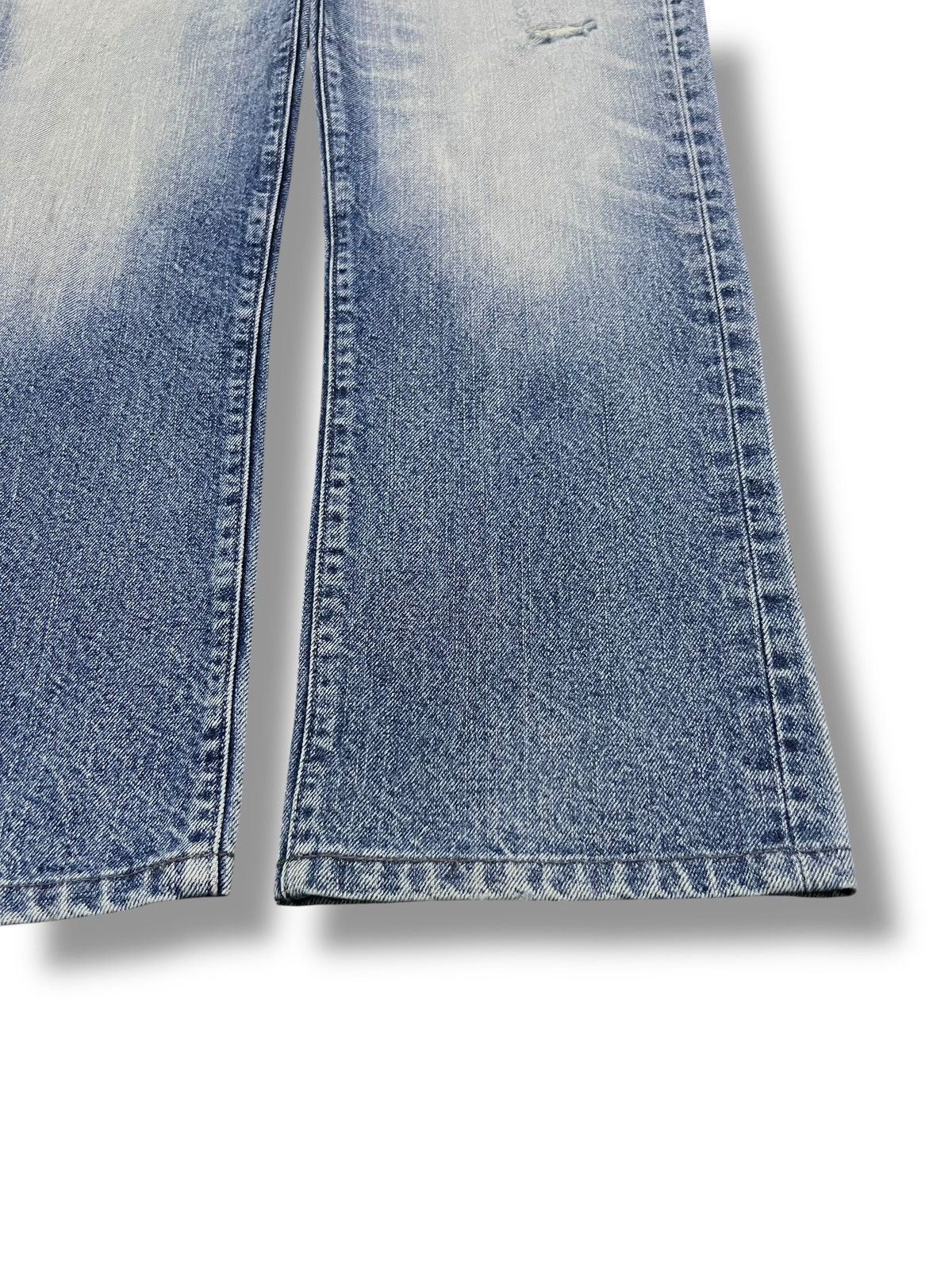 Numbers Vintage Back Number Kaihara Denim Japan - Faded Wash Jeans Size US 33 - 7 Thumbnail