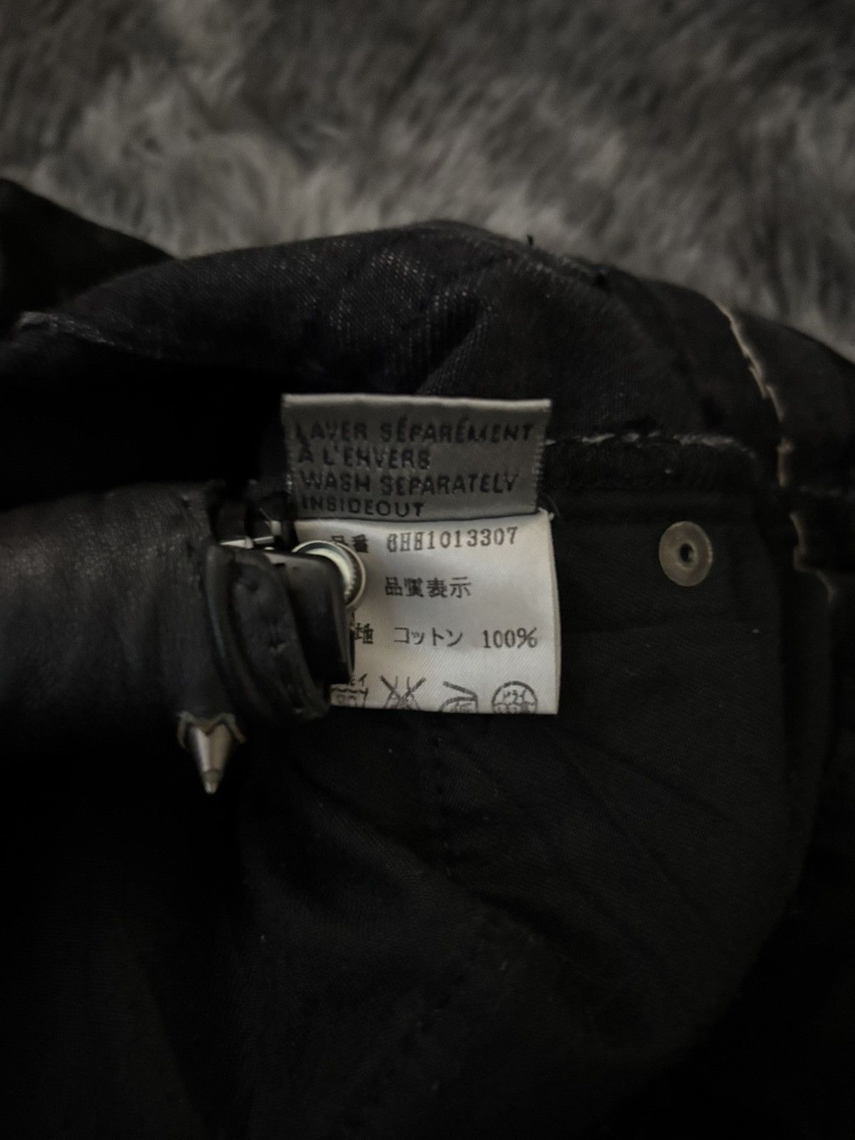 Dior dior homme AW06 satin cummerbund denim “These Grey Days” Size US 26 / EU 42 - 8 Thumbnail