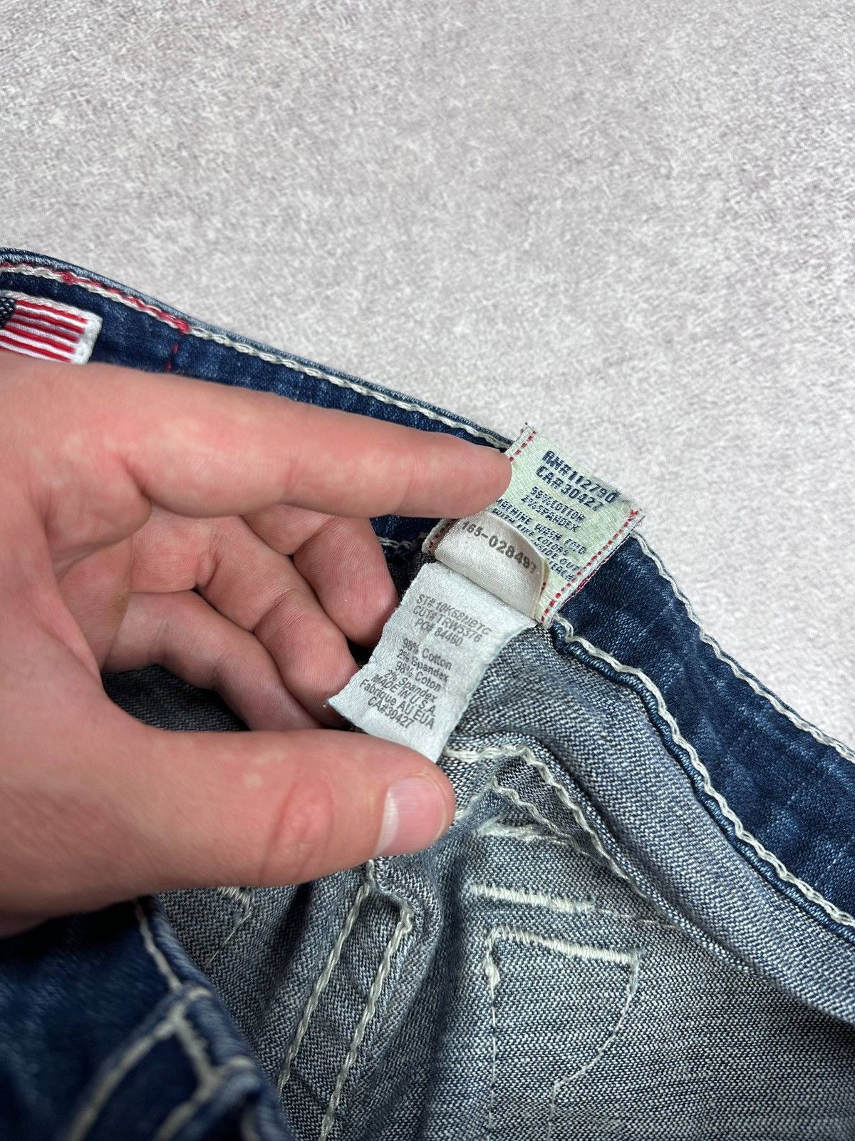 True Religion Vintage True Religion Big Stitch Y2K Jeans Pants 30 Size US 30 / EU 46 - 8 Thumbnail