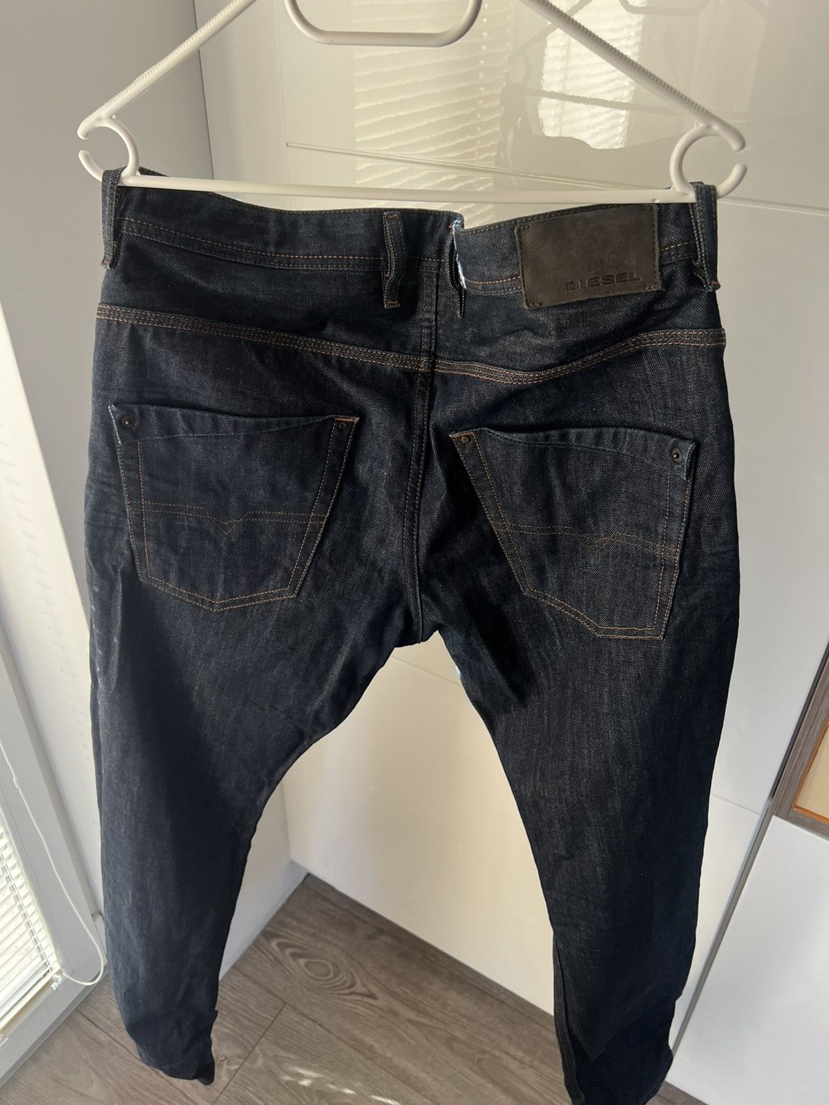 Diesel Diesel Avant Garde Krooley Regular Slim-Carrot Selvage Jeans Size US 33 - 5 Thumbnail