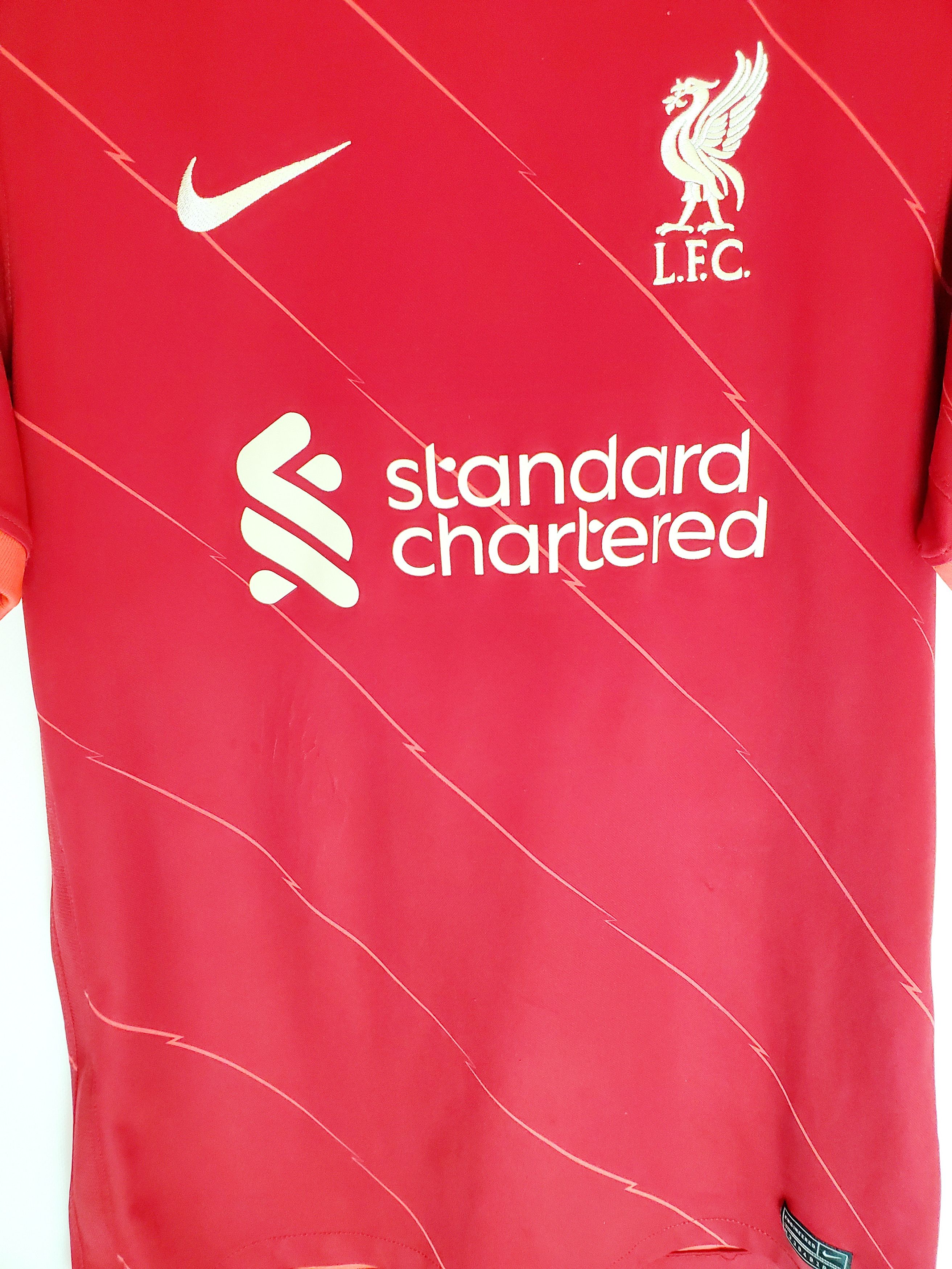 Nike LIVERPOOL 2021 2022 HOME FOOTBALL SOCCER JERSEY NIKE SIZE M Size US M / EU 48-50 / 2 - 2 Thumbnail