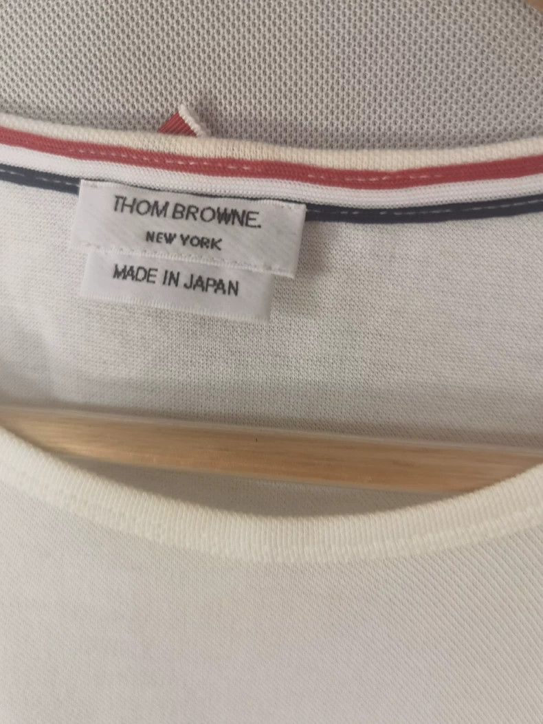 Thom Browne Thom Browne White T-shirt Size US XL / EU 56 / 4 - 3 Thumbnail