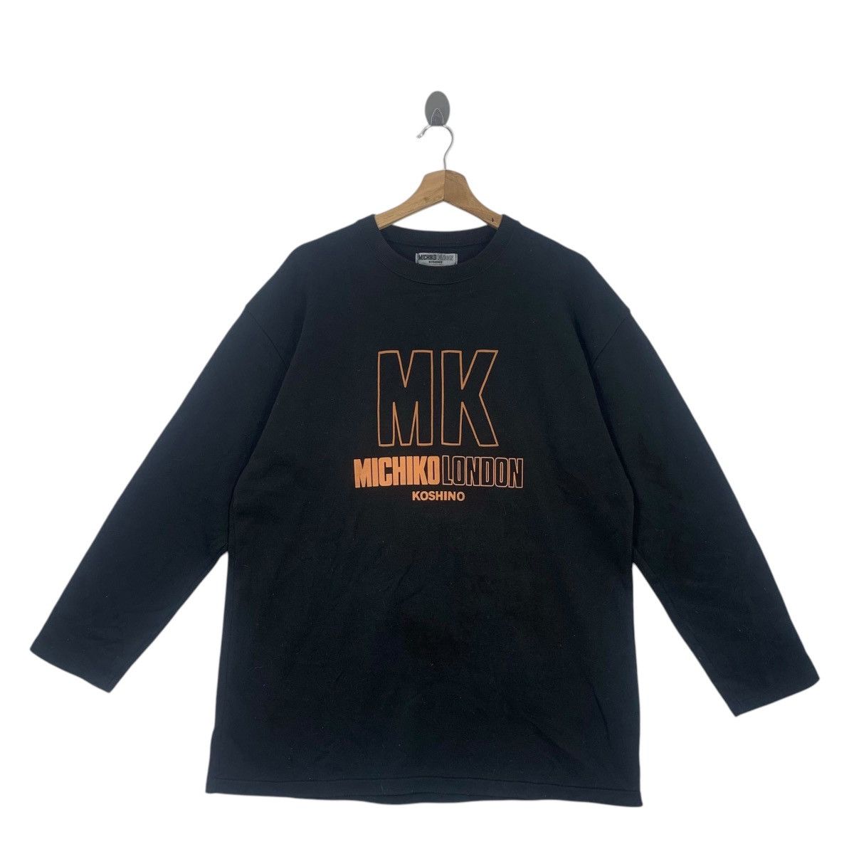Michiko Koshino London Vintage MICHIKO LONDON KOSHINO Junko Tee Shirt Top Designer Size L / US 10 / IT 46 - 1 Thumbnail