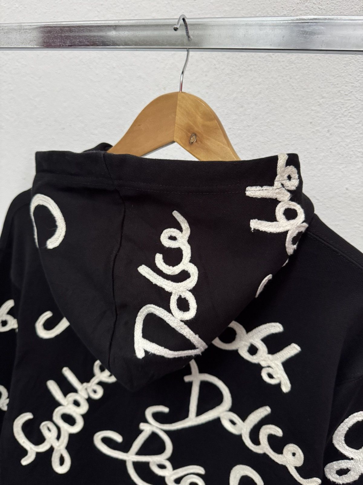 Dolce & Gabbana Dolco & Gabbana All Over Logo Hoodie Size US S / EU 44-46 / 1 - 7 Thumbnail
