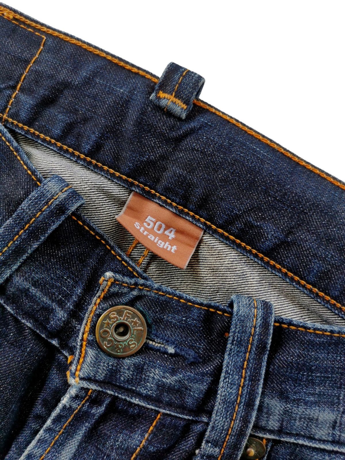 Levi's Jeans Levis 504 Straight distressed fuck jeans Size US 29 - 10 Thumbnail