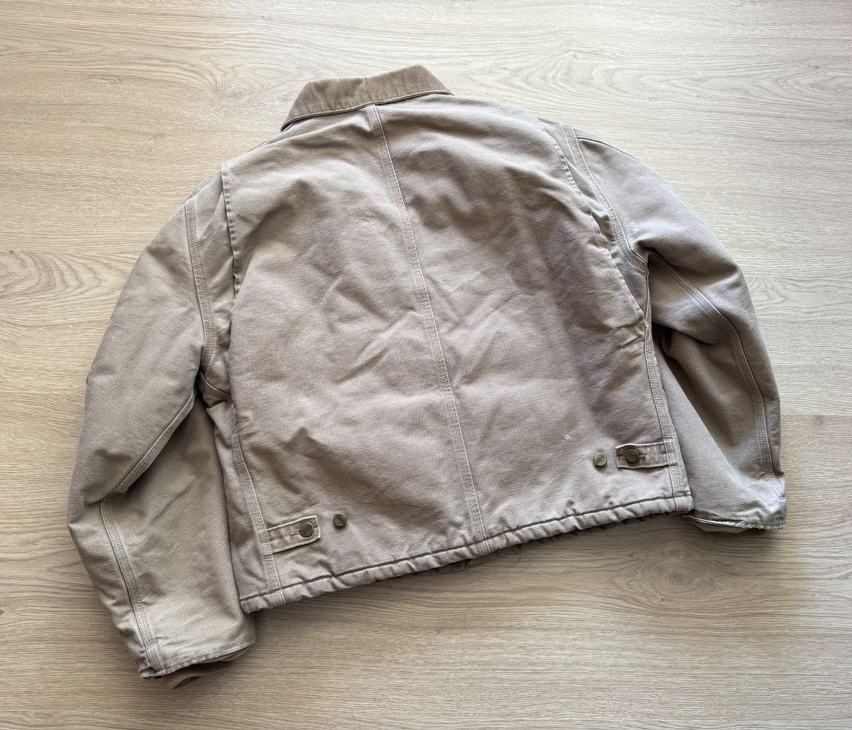 Carhartt Vintage 00’s Carhartt Arctic USA J22 SDL Tan Cropped Jacket Size US L / EU 52-54 / 3 - 6 Thumbnail