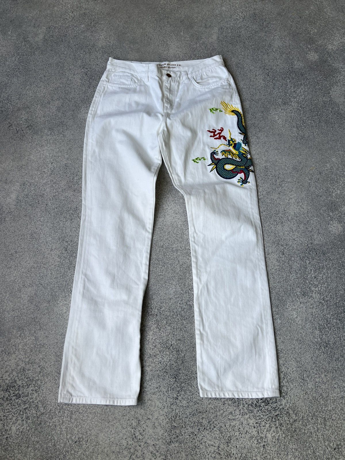 Ralph Lauren × Vintage Vintage Ralph Lauren Women’s Chinese Dragon pants Size 26" / US 2 / IT 38 - 3 Thumbnail