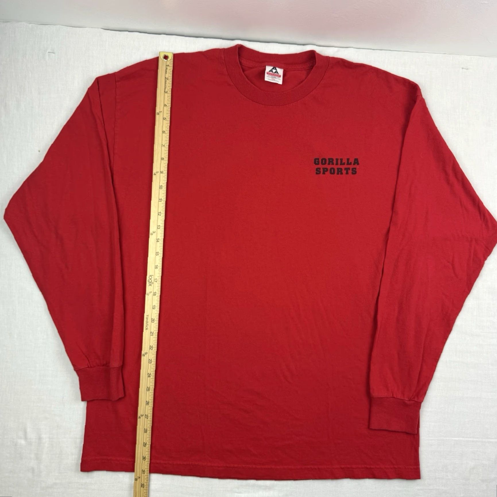 Vintage VINTAGE Alstyle Sports Long Sleeve Shirt Men 2XL Red Solid Hipster 90s Y2K Size US XXL / EU 58 / 5 - 7 Thumbnail