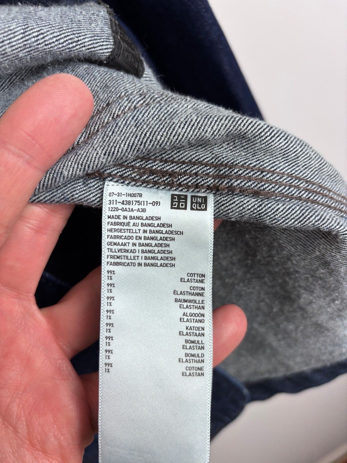 Uniqlo Mens Uniqlo Denim Overshirt Chore Jacket Navy Blue Size L Size US L / EU 52-54 / 3 - 9 Thumbnail