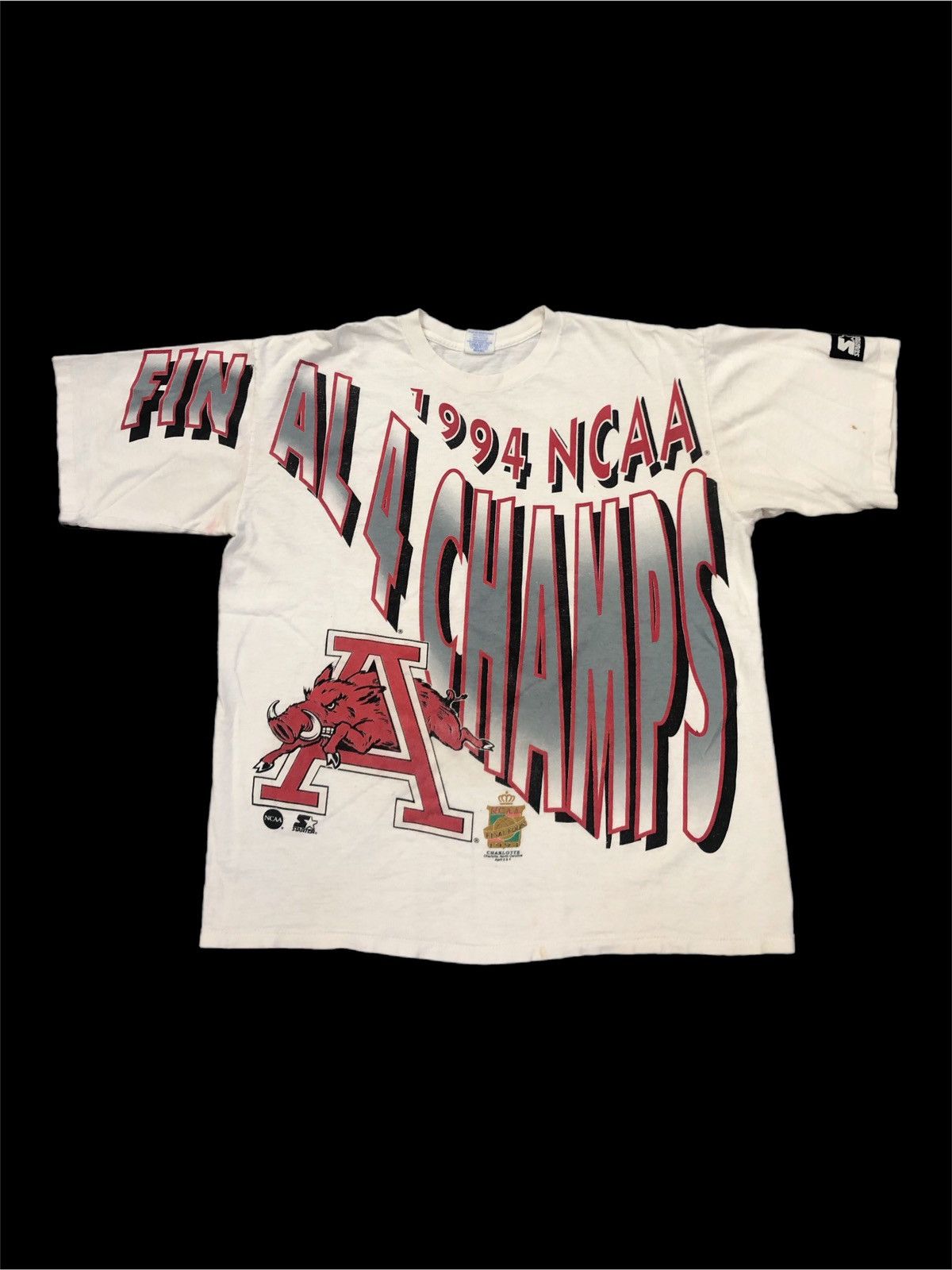 Starter × Vintage Vtg 1994 Arkansas Razorbacks National Champions ...