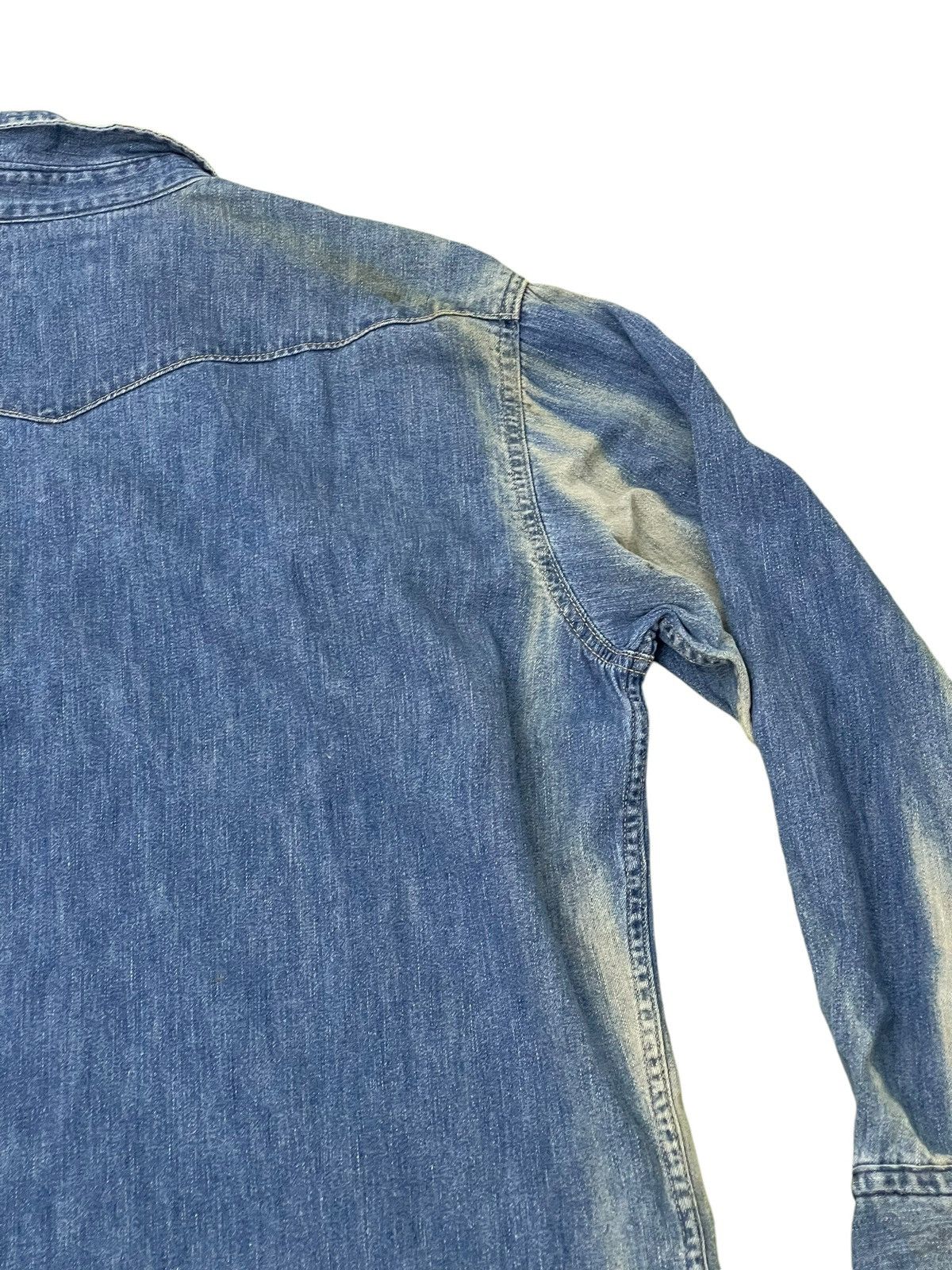 Blue Blue Japan Sun Faded Blue Blue Japan Denim Shirt Westerner 6🟩0 Size US M / EU 48-50 / 2 - 12 Thumbnail