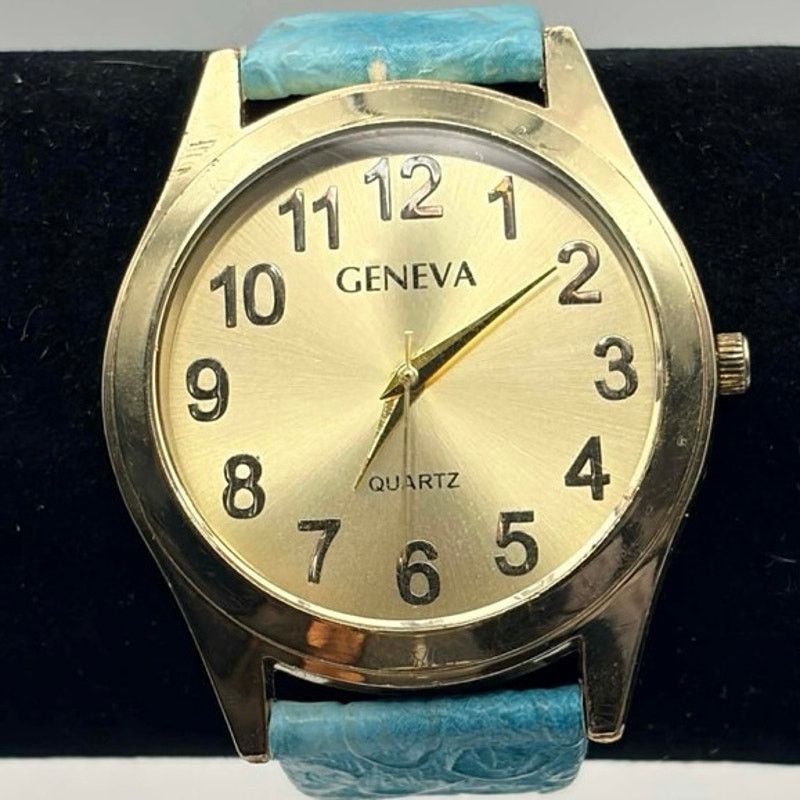 Geneva Blue & Gold Geneva Men’s Watch Size ONE SIZE - 2 Thumbnail