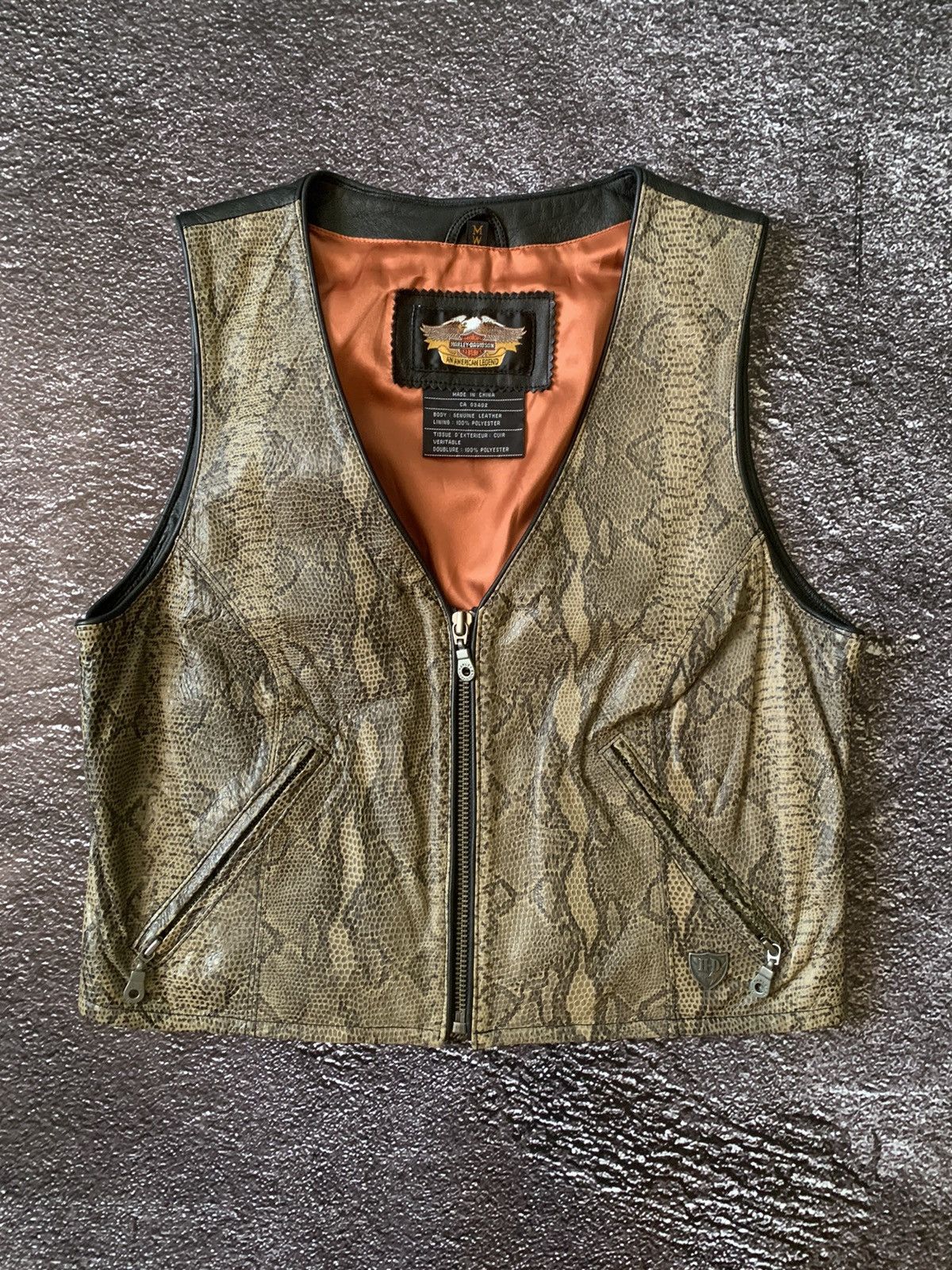 Harley Davidson Harley Davidson leather vest Size M / US 6-8 / IT 42-44 - 1 Thumbnail